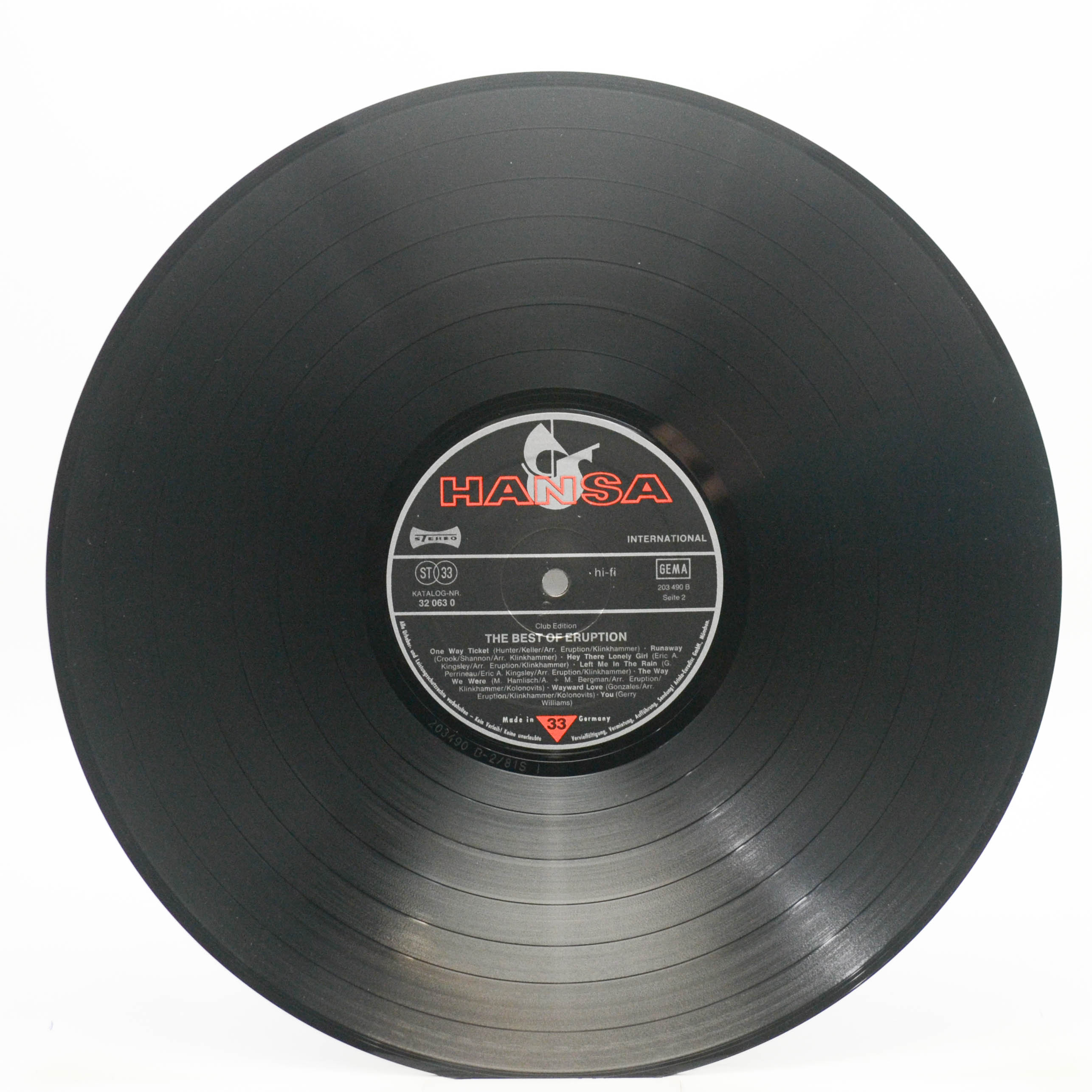 Eruption — The Best Of Eruption, 1981