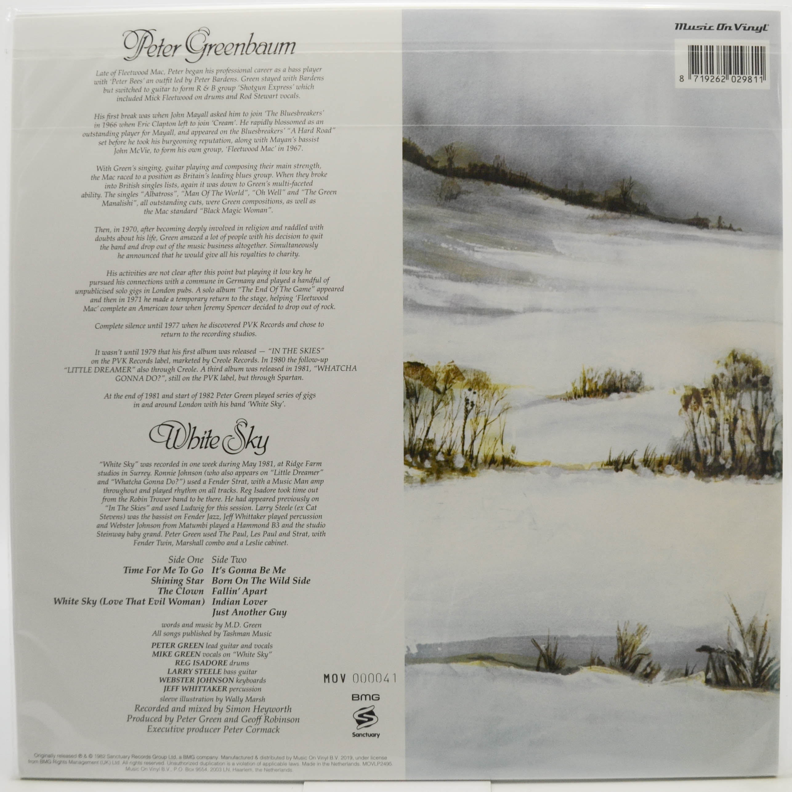 Peter Green — White Sky, 1982