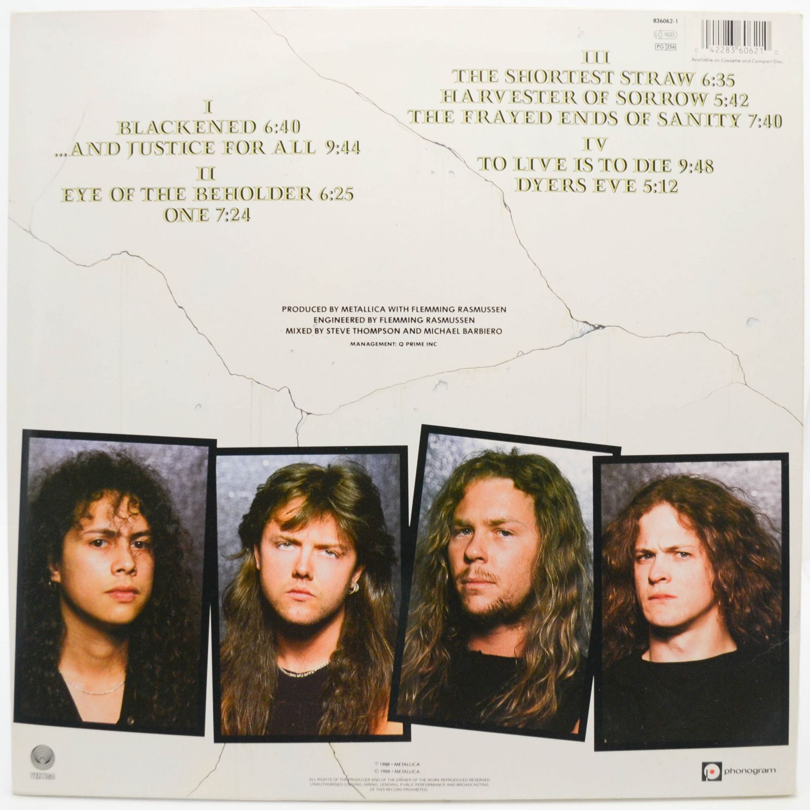 Metallica — ...And Justice For All (2LP), 1988