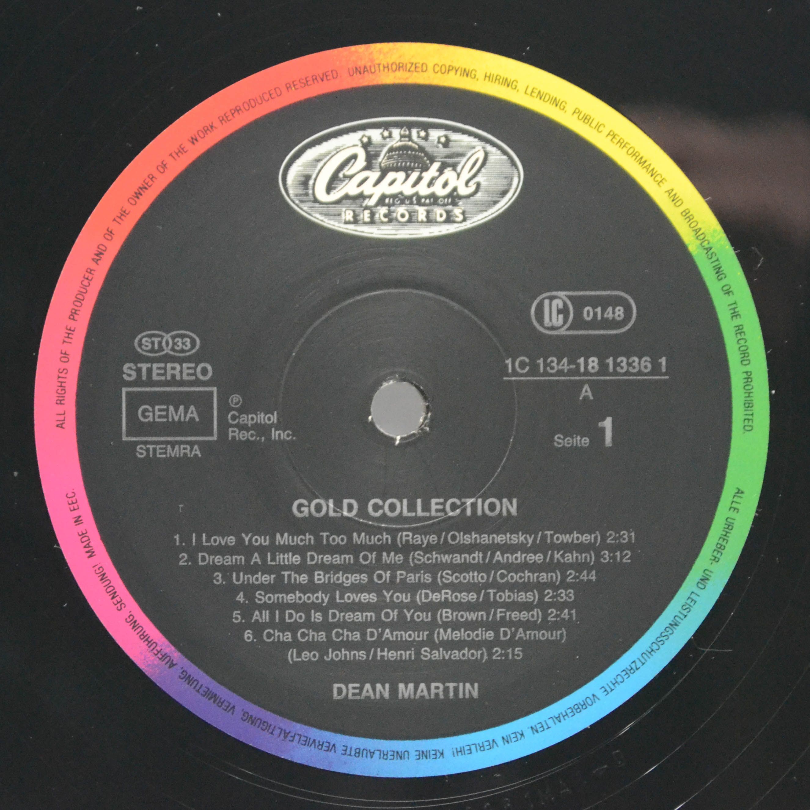 Dean Martin — Gold Collection (2LP), 1985