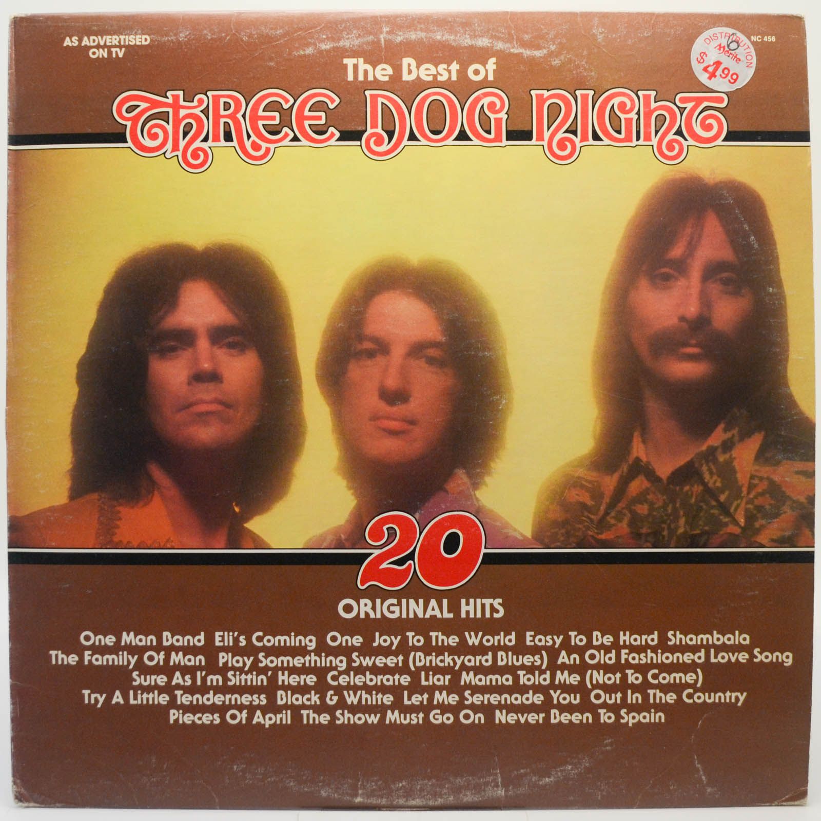 Three Dog Night — The Best Of Three Dog Night (20 Original Hits), 1977