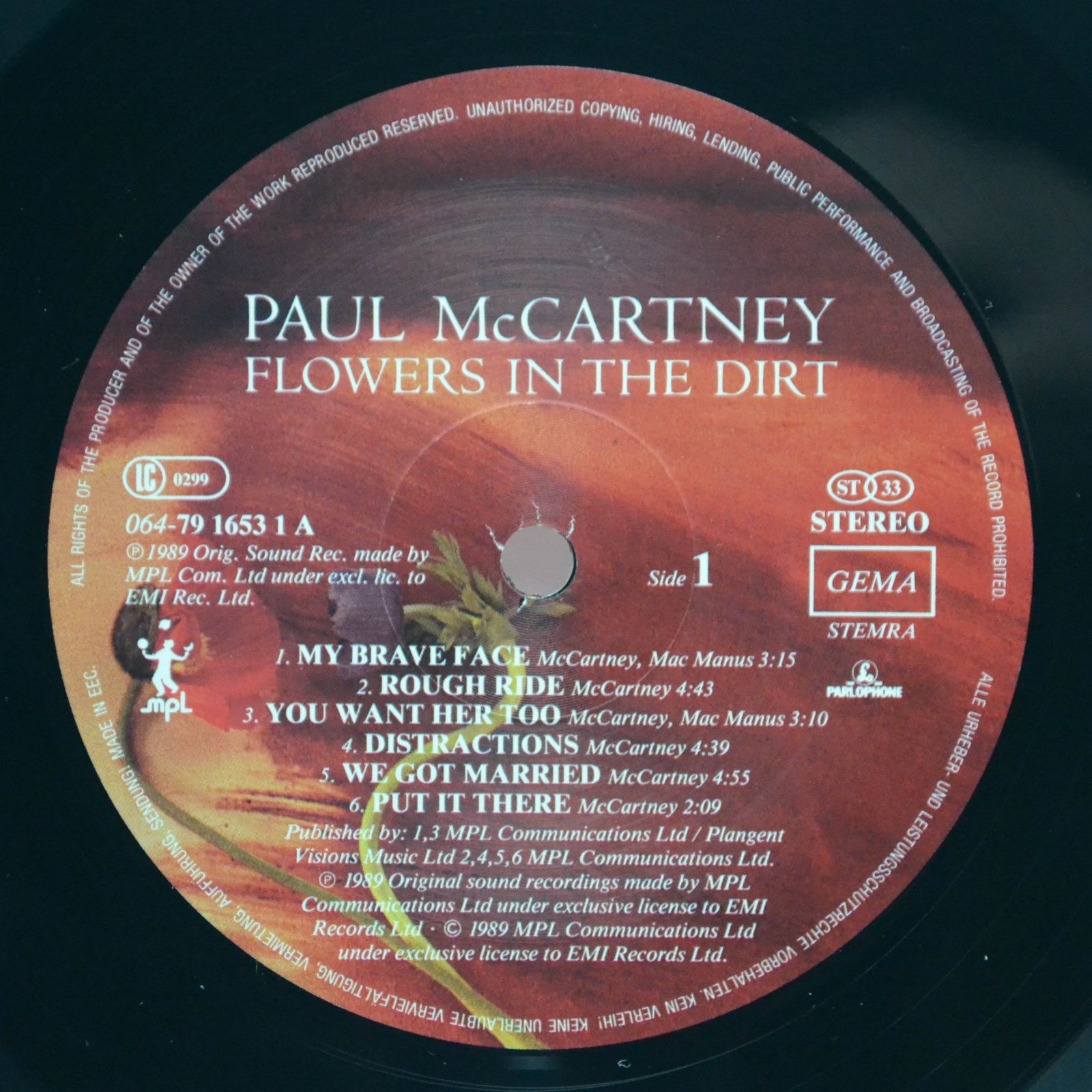 Paul McCartney — Flowers In The Dirt, 1989