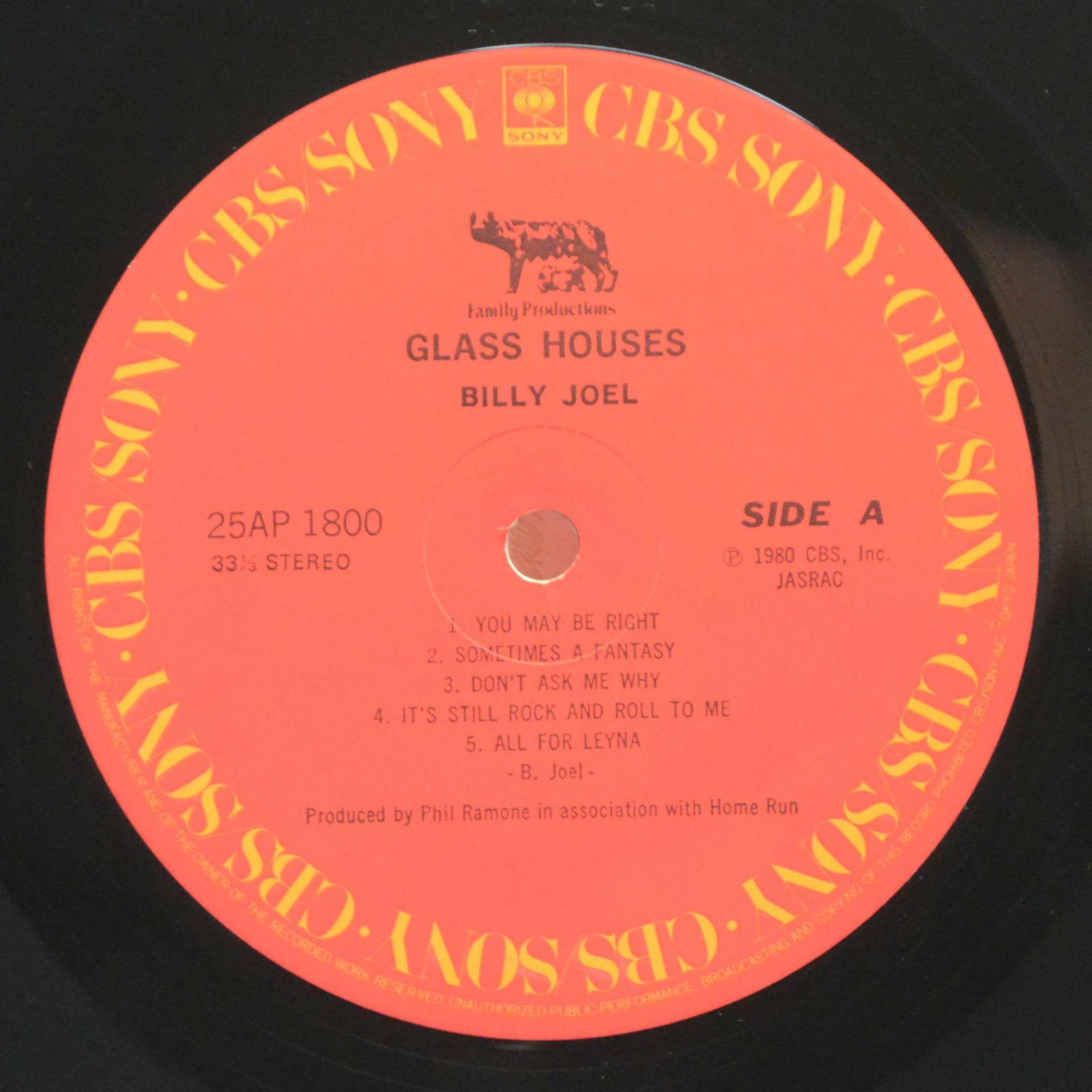 Billy Joel — Glass Houses, 1980