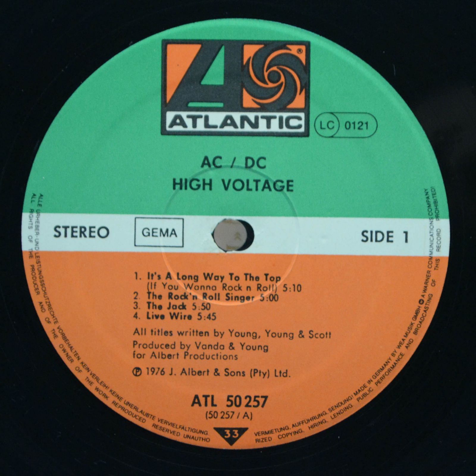 AC/DC — High Voltage, 1976