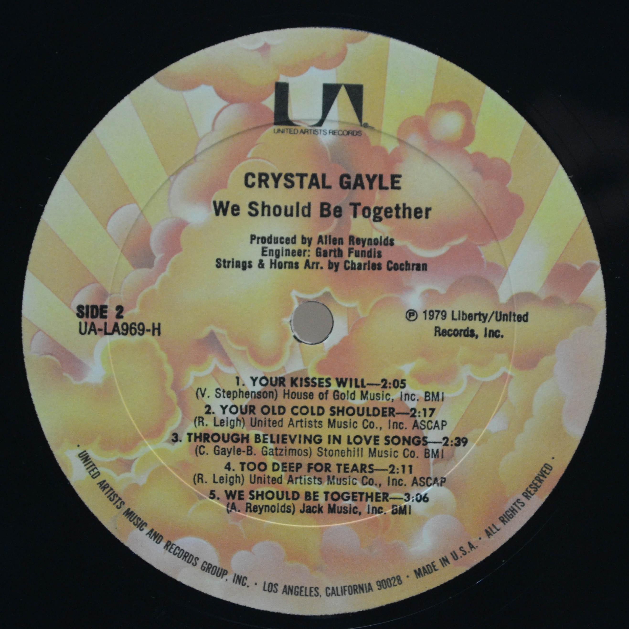 Виниловая пластинка Crystal Gayle — We Should Be Together (USA), 1979