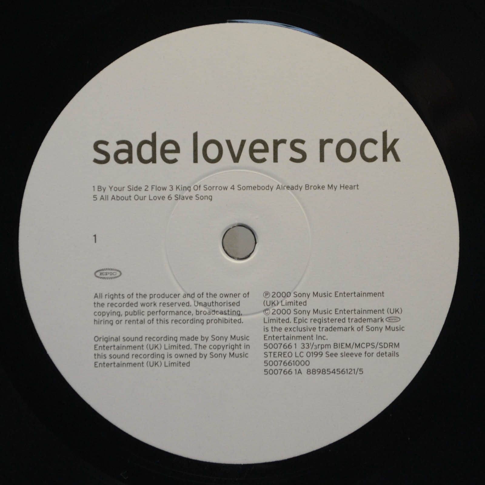 Sade — Lovers Rock, 2000