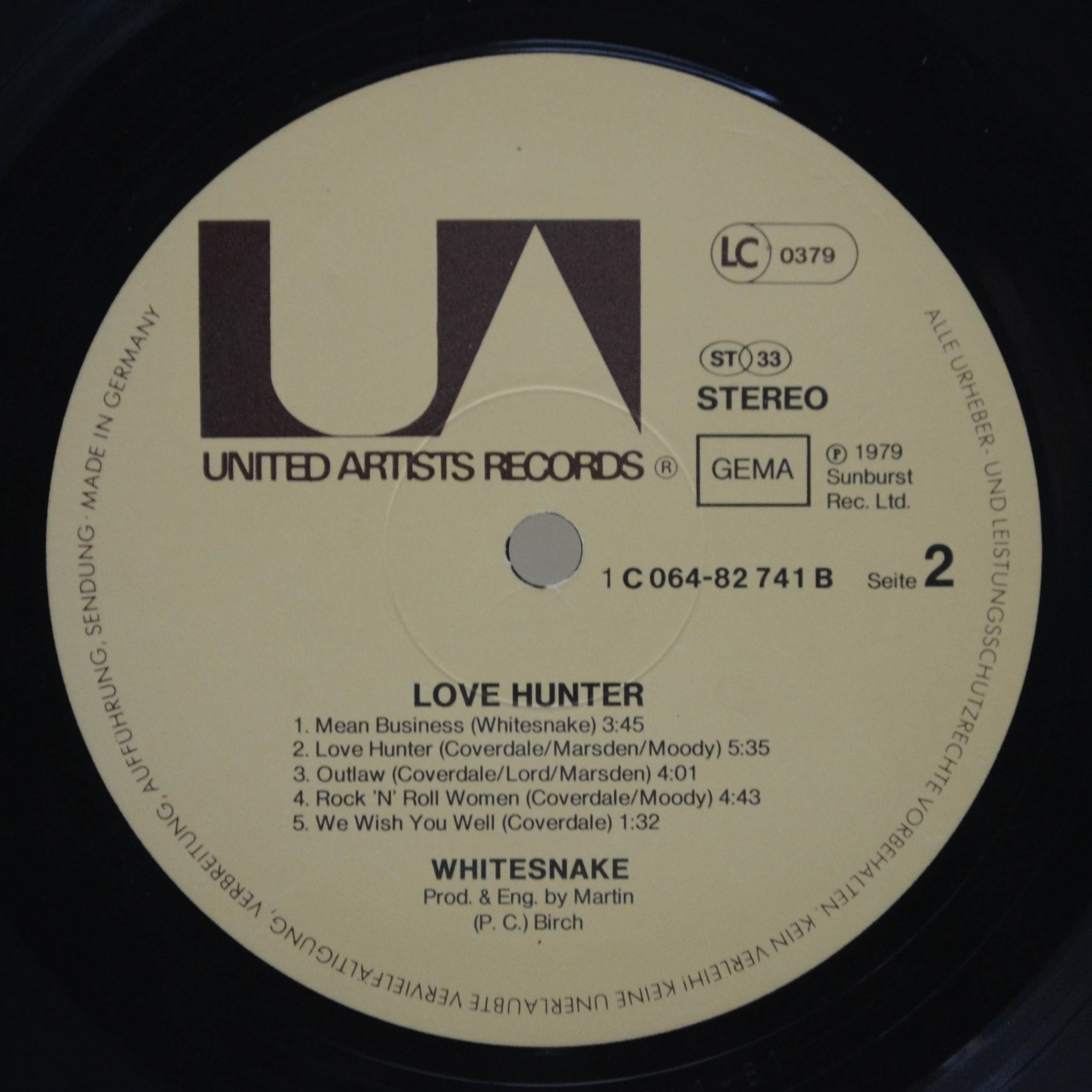 Whitesnake — Lovehunter, 1979