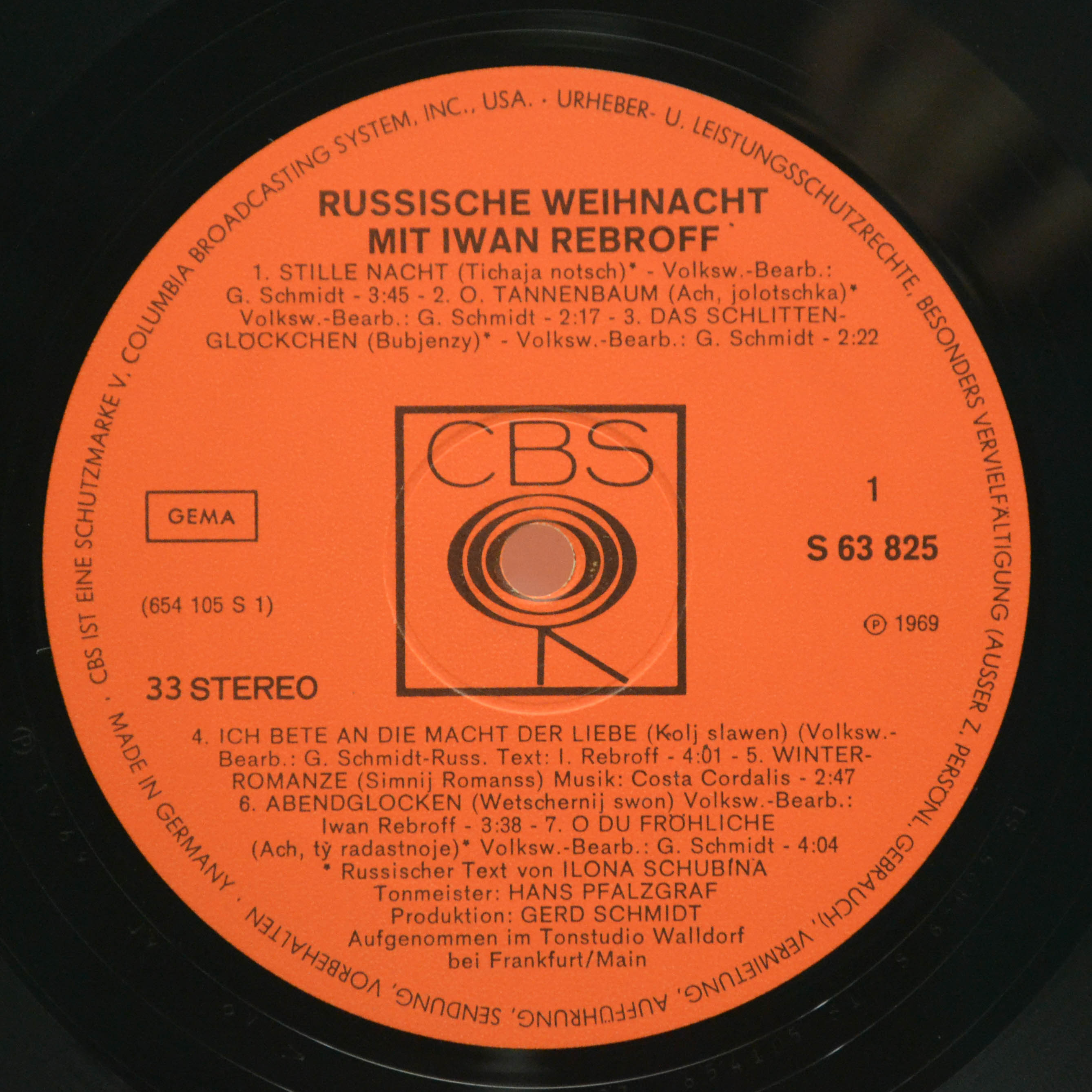 Ivan Rebroff — Russische Weihnacht Mit Ivan Rebroff, 1969