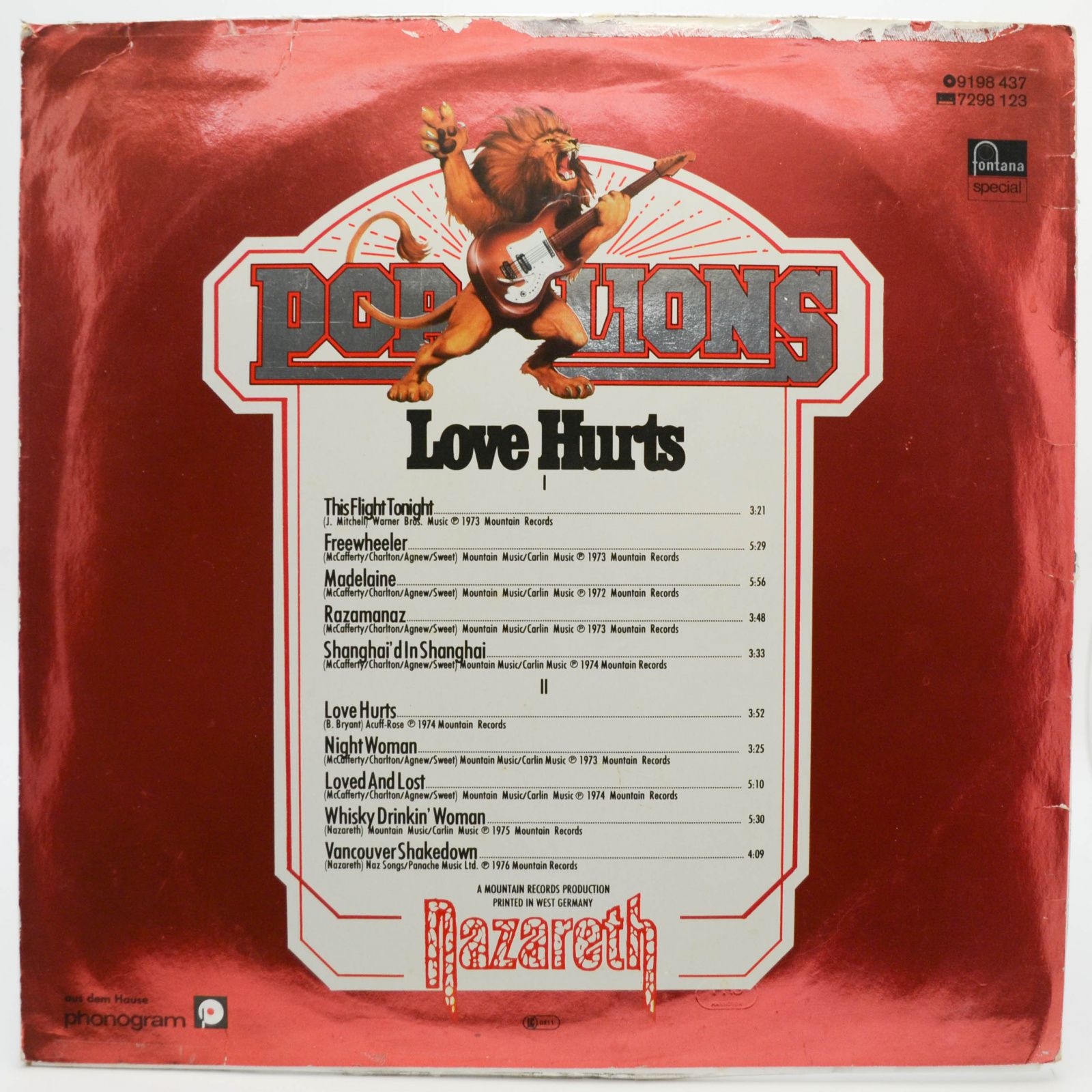 Nazareth — Love Hurts, 1980