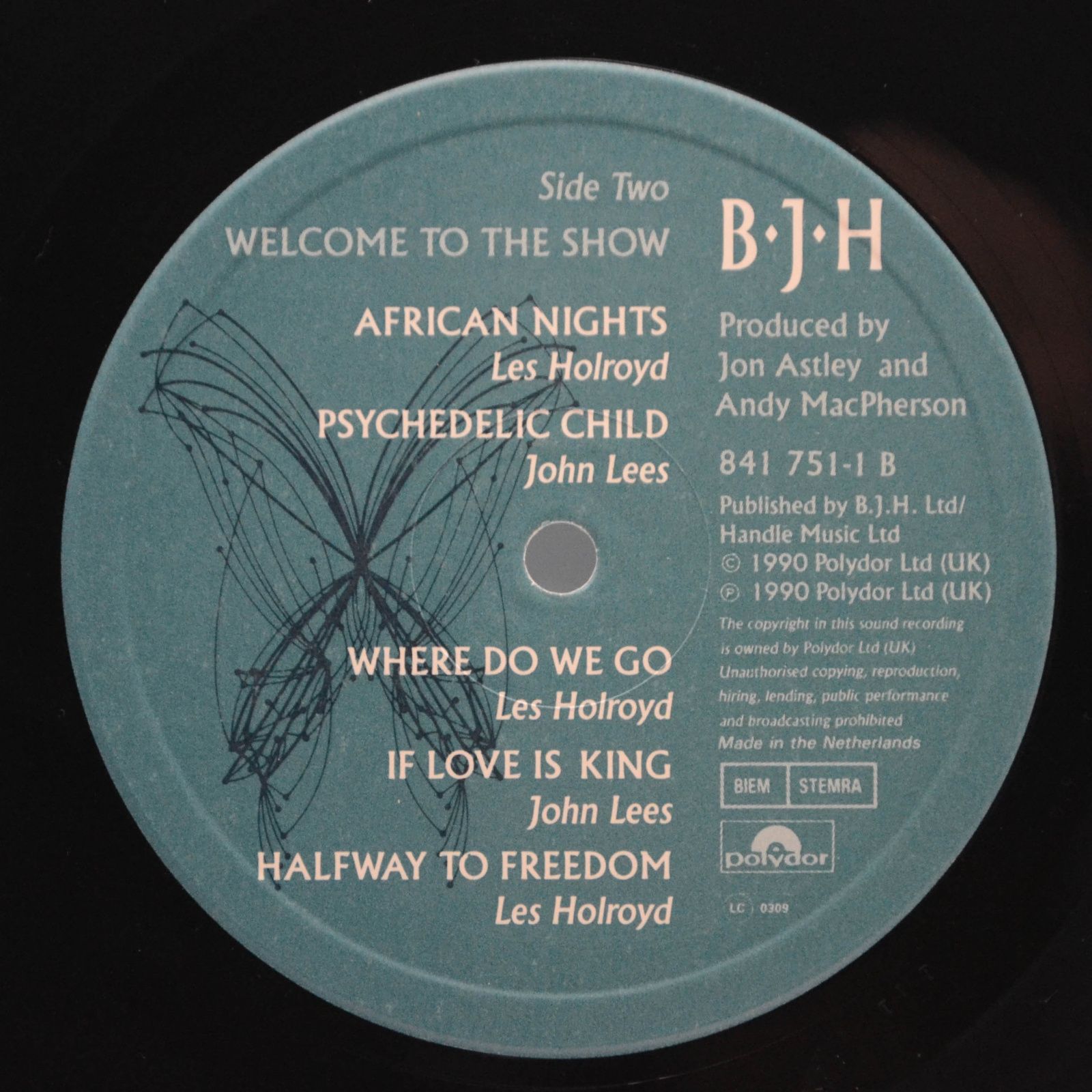 B·J·H — Welcome To The Show, 1990