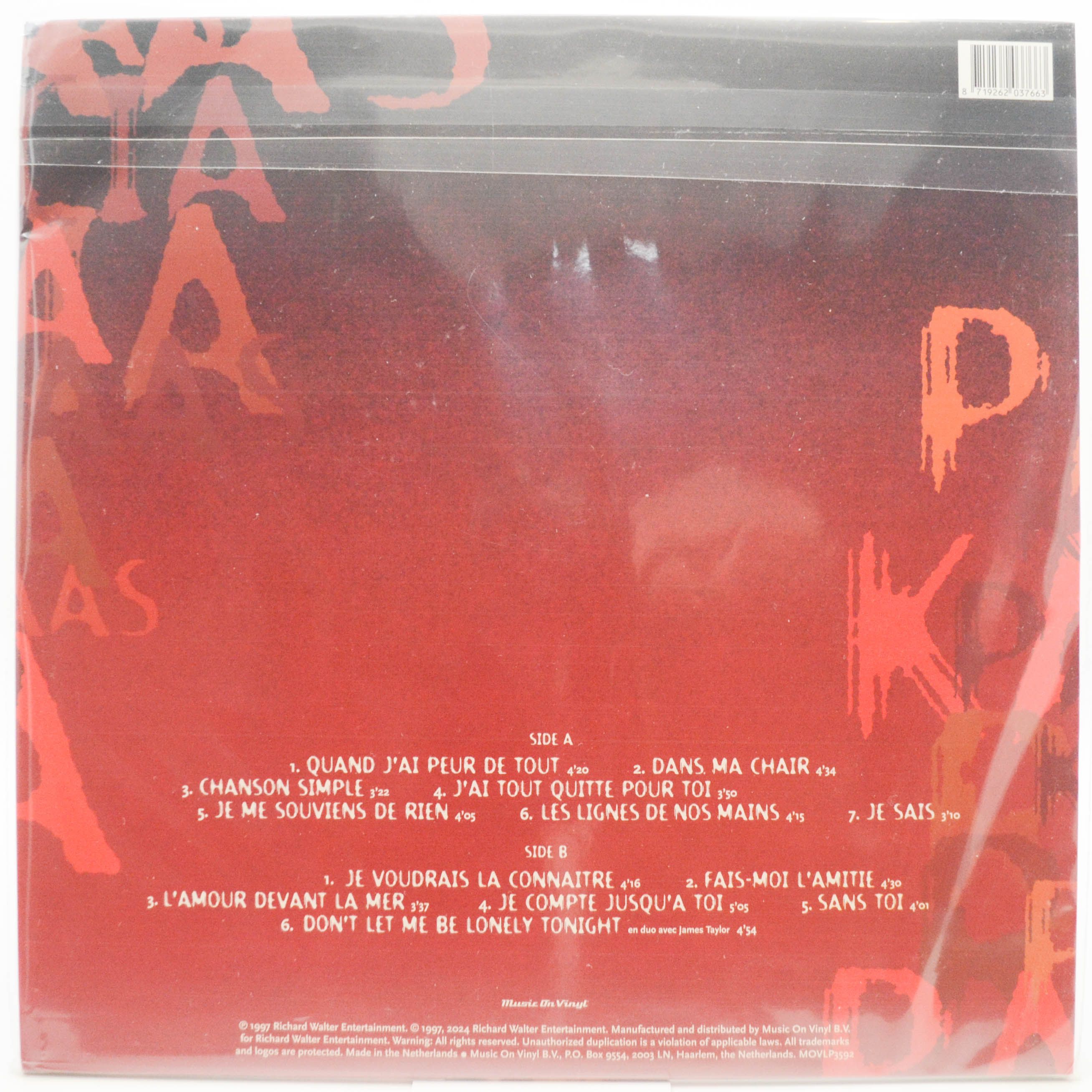 Patricia Kaas — Dans Ma Chair, 1997