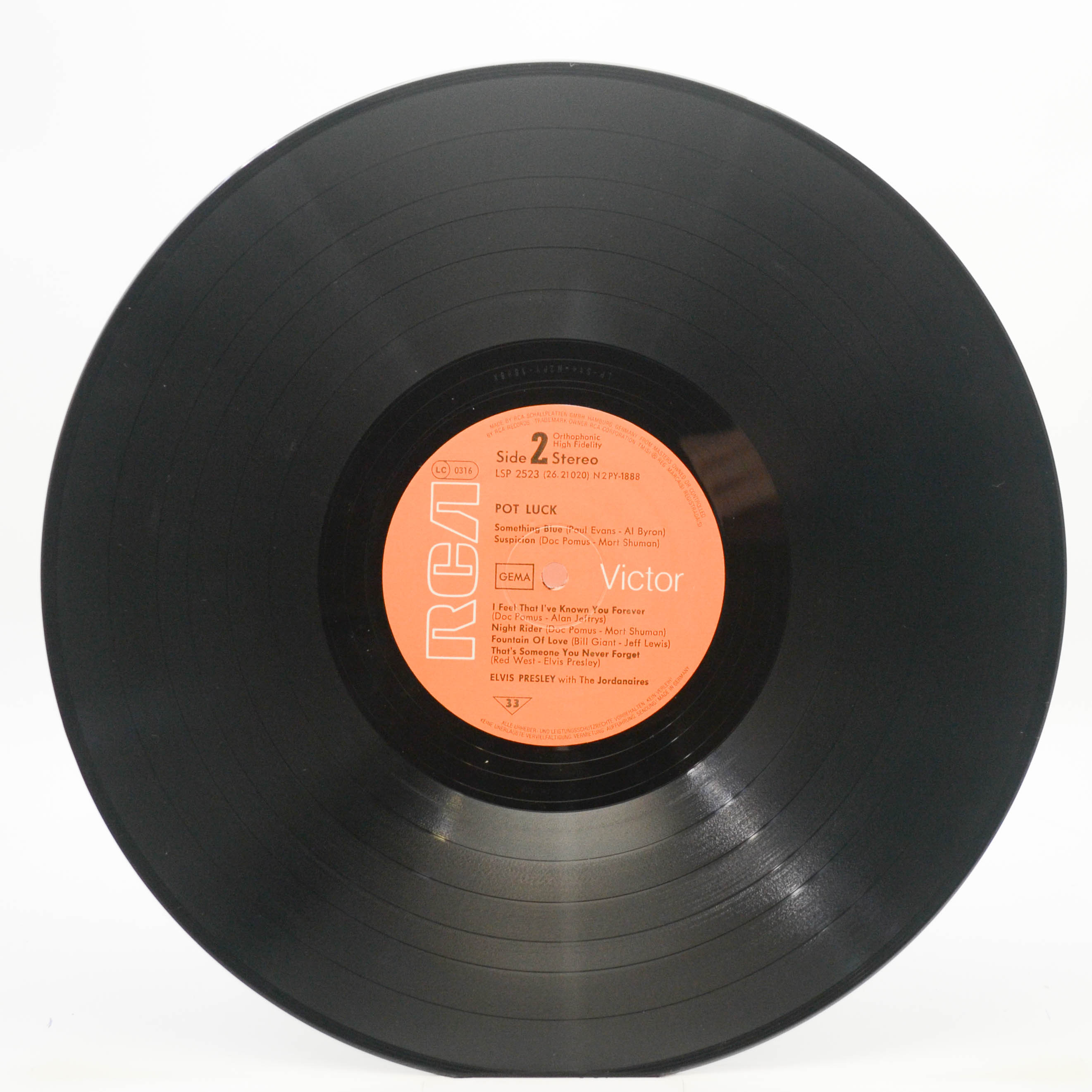 Elvis Presley — Pot Luck, 1962