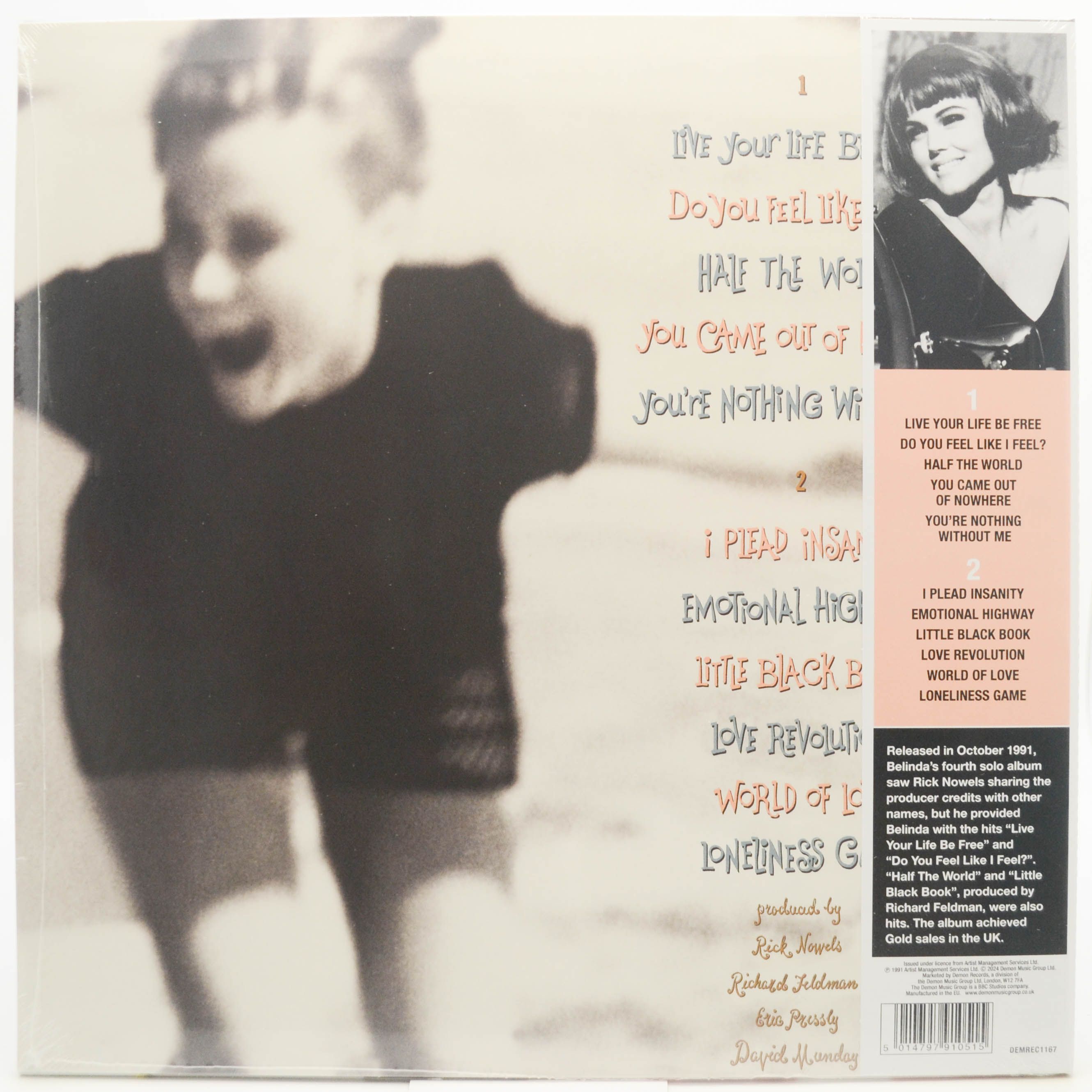 Belinda Carlisle — Live Your Life Be Free, 1991