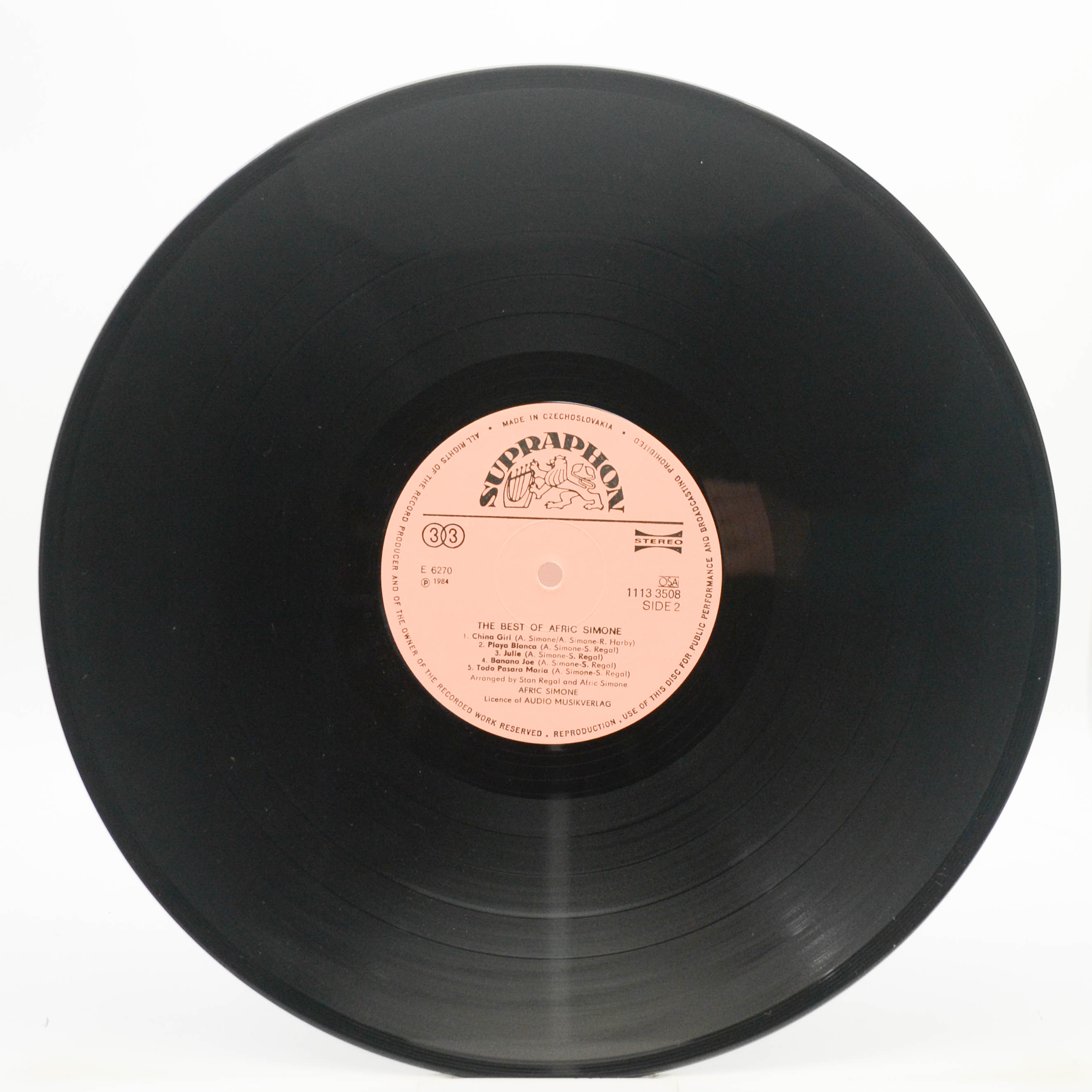 Afric Simone — The Best Of Afric Simone, 1984