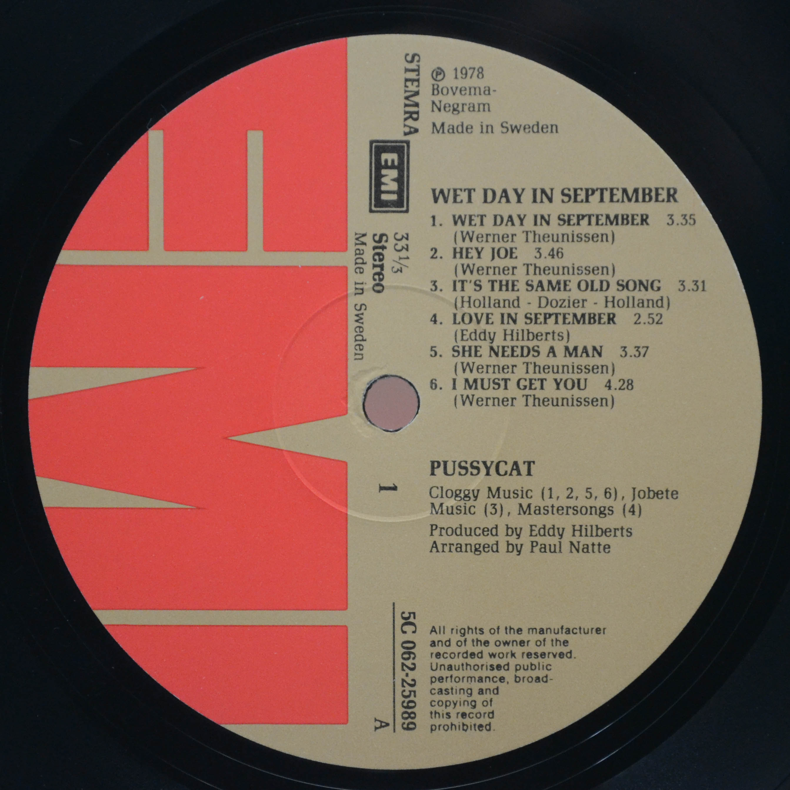 Pussycat — Wet Day In September, 1978