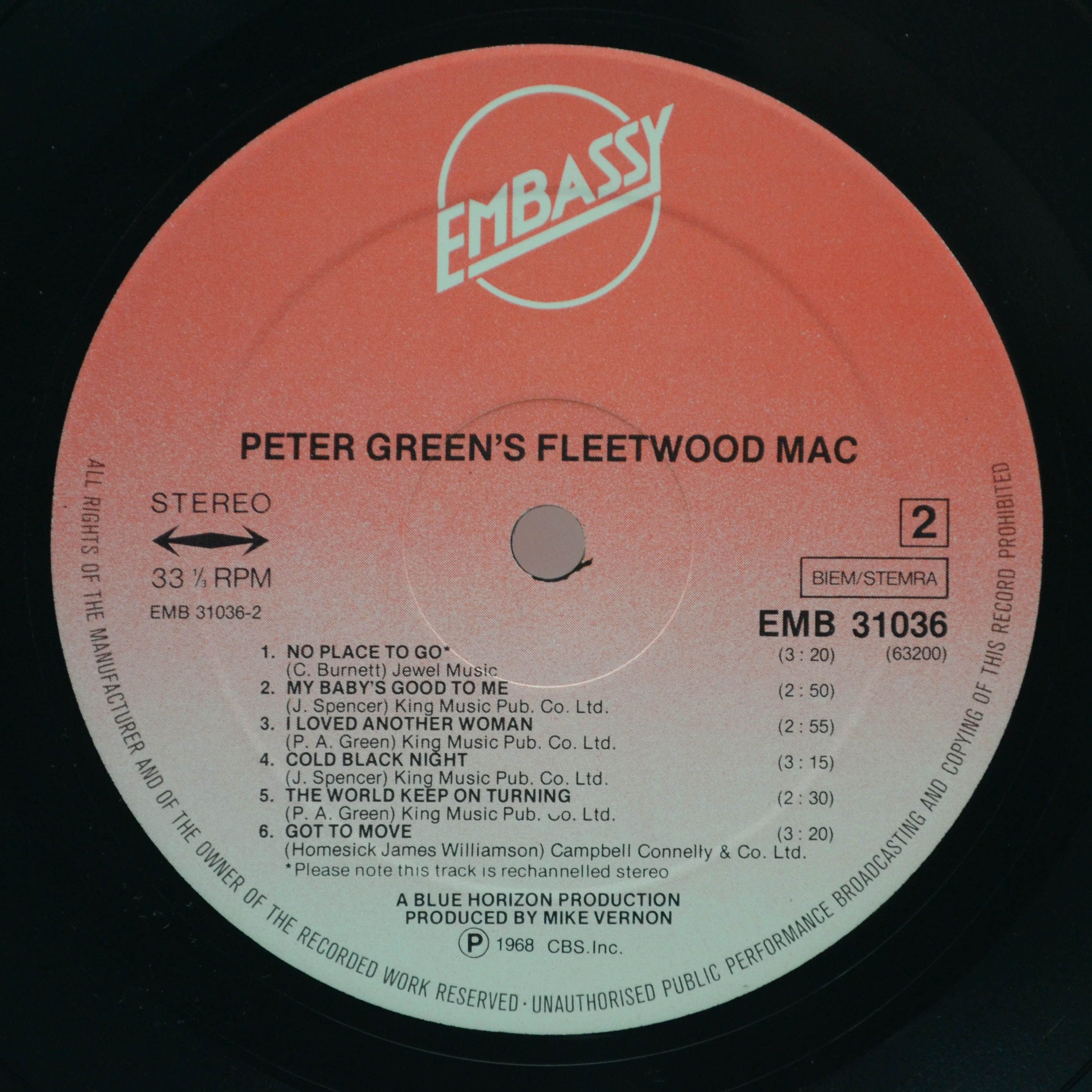 Fleetwood Mac — Peter Green's Fleetwood Mac, 1968