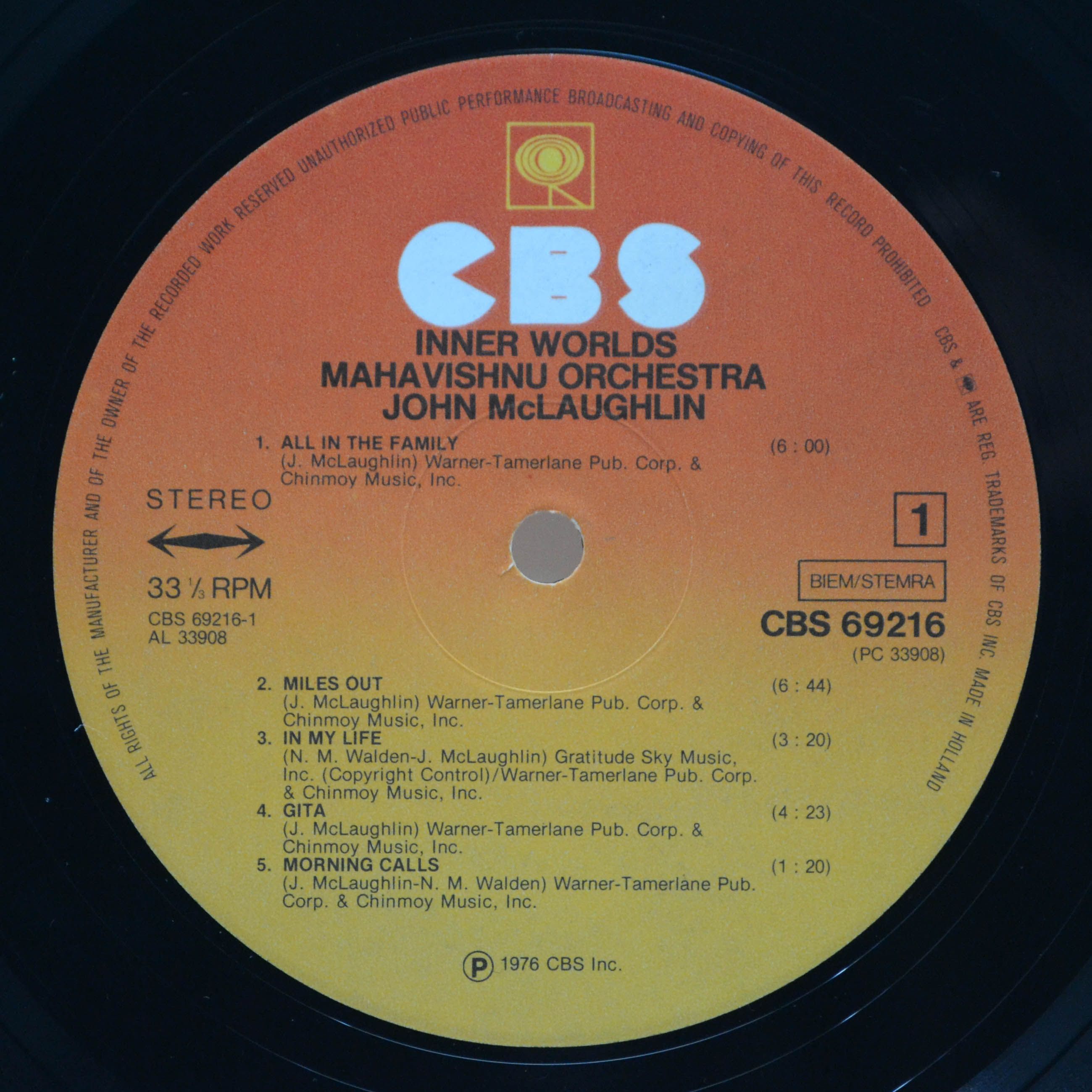 Mahavishnu Orchestra / John McLaughlin — Inner Worlds, 1976