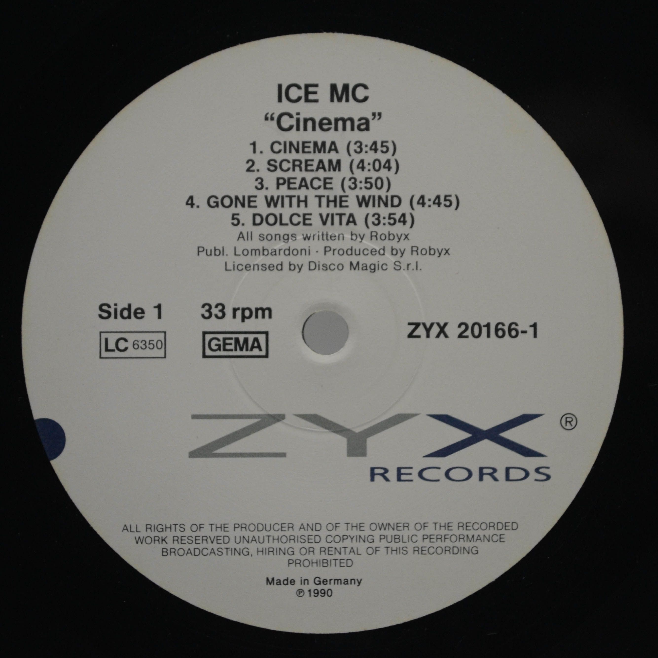ICE MC — Cinema, 1990