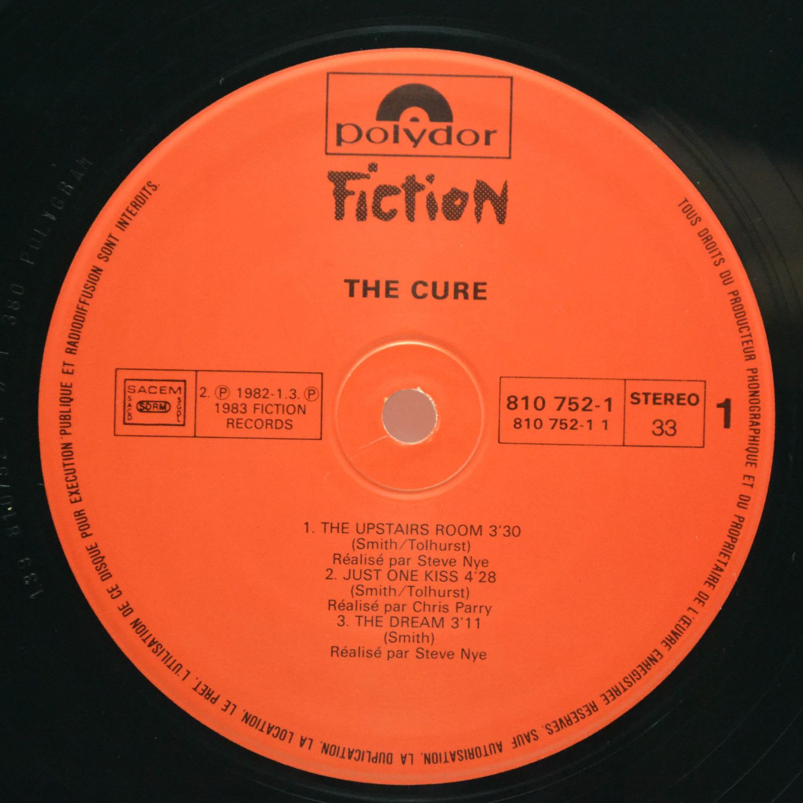 Cure — The Upstairs Room, 1983