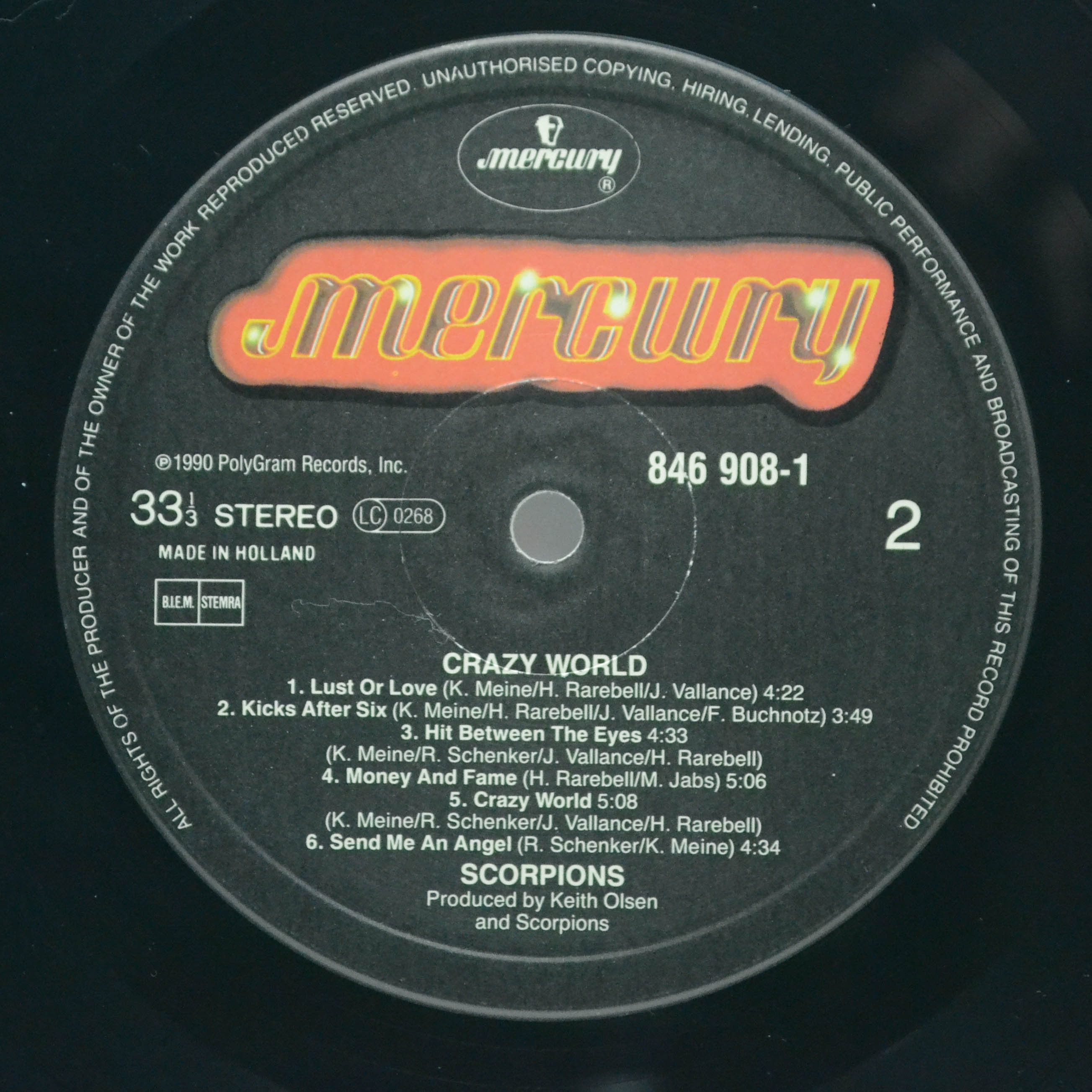 Scorpions — Crazy World, 1990