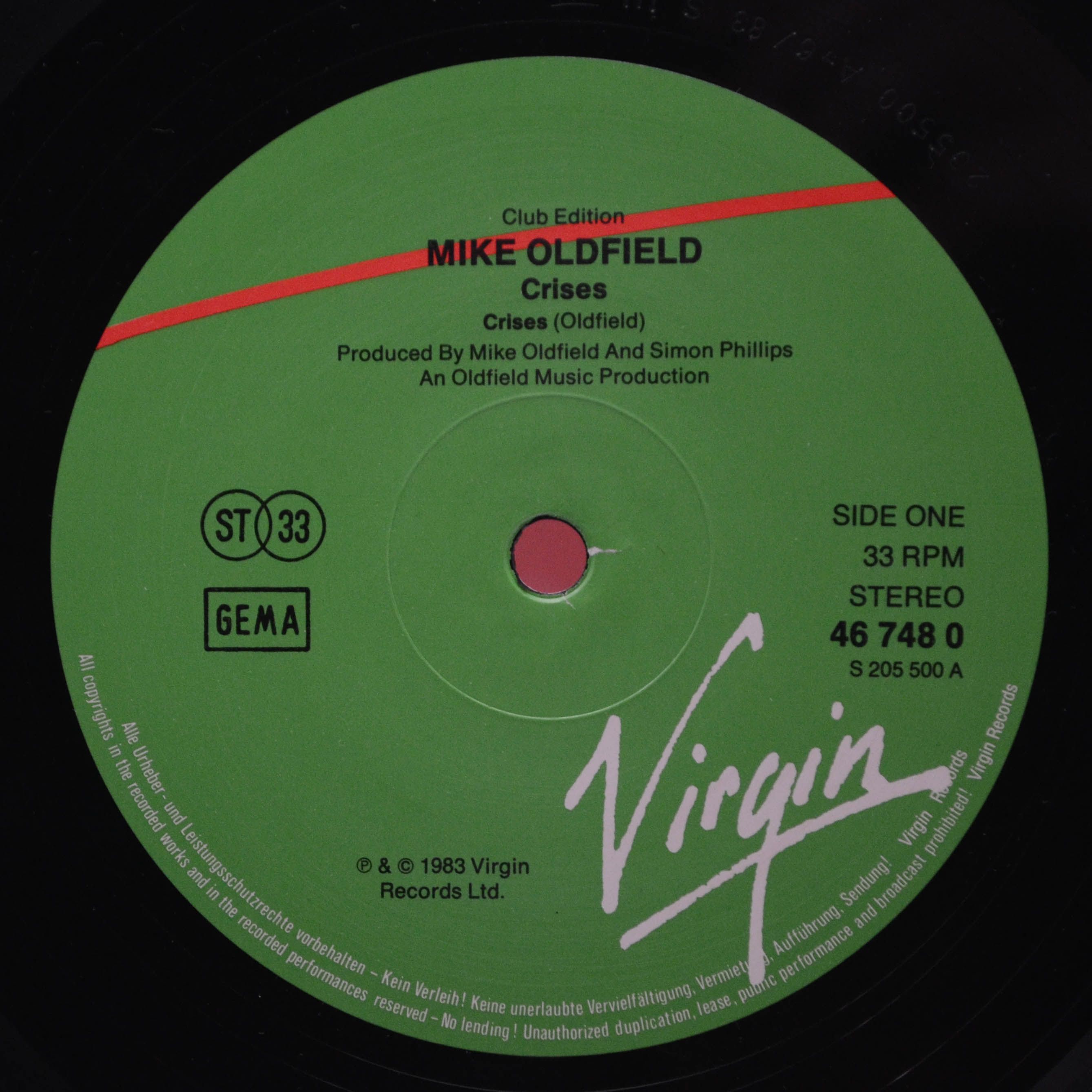 Mike Oldfield — Crises, 1983