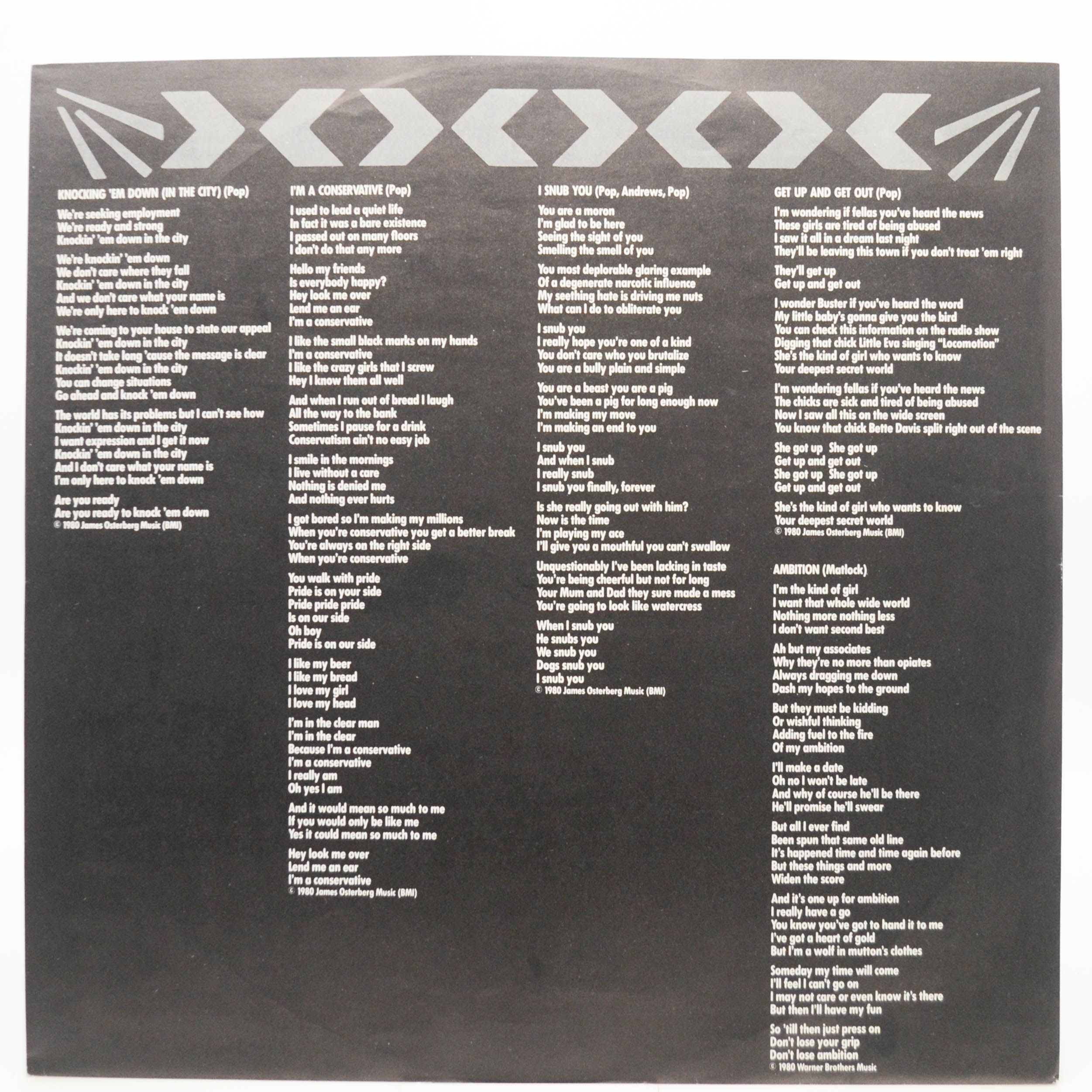 Iggy Pop — Soldier, 1980