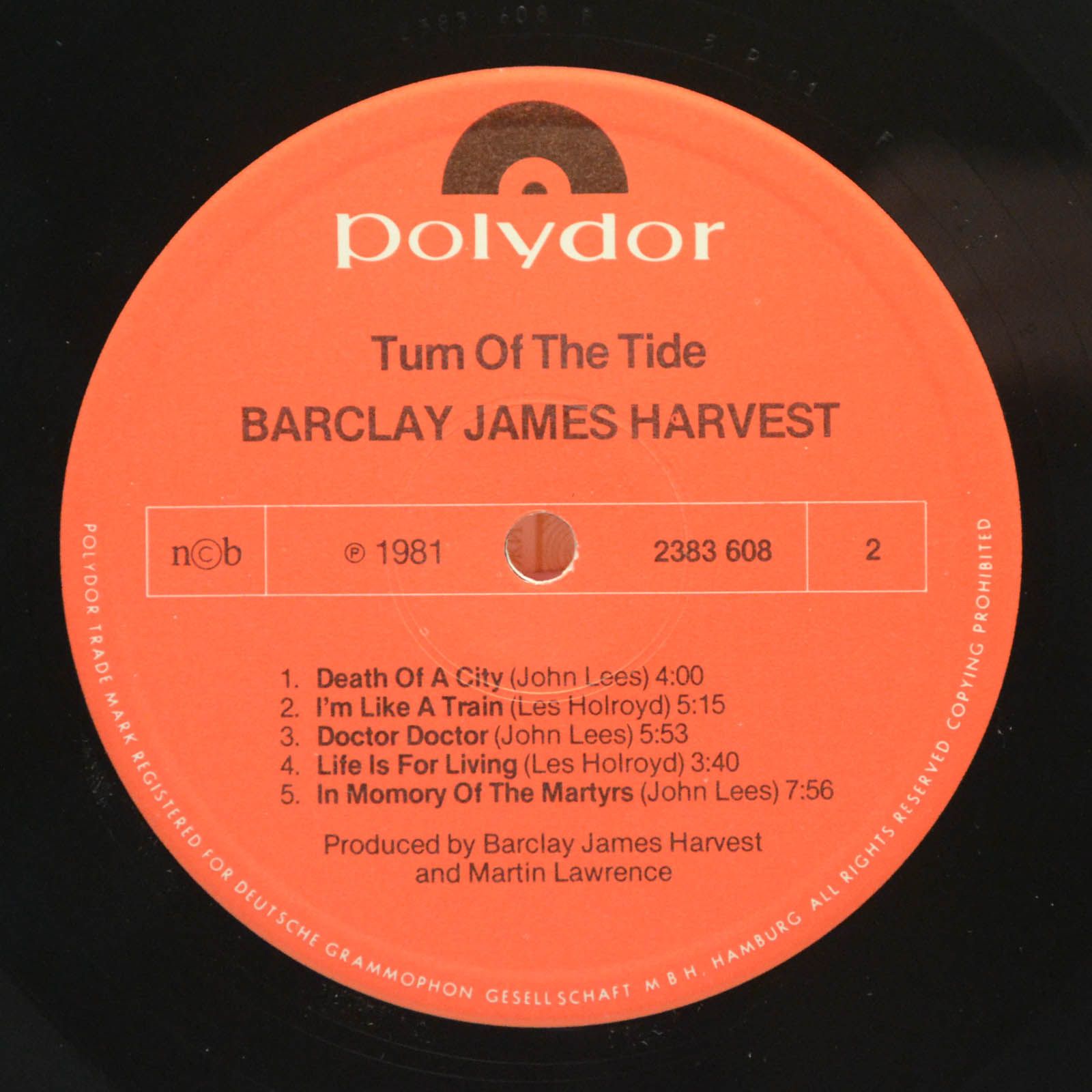 Barclay James Harvest — Turn Of The Tide, 1981