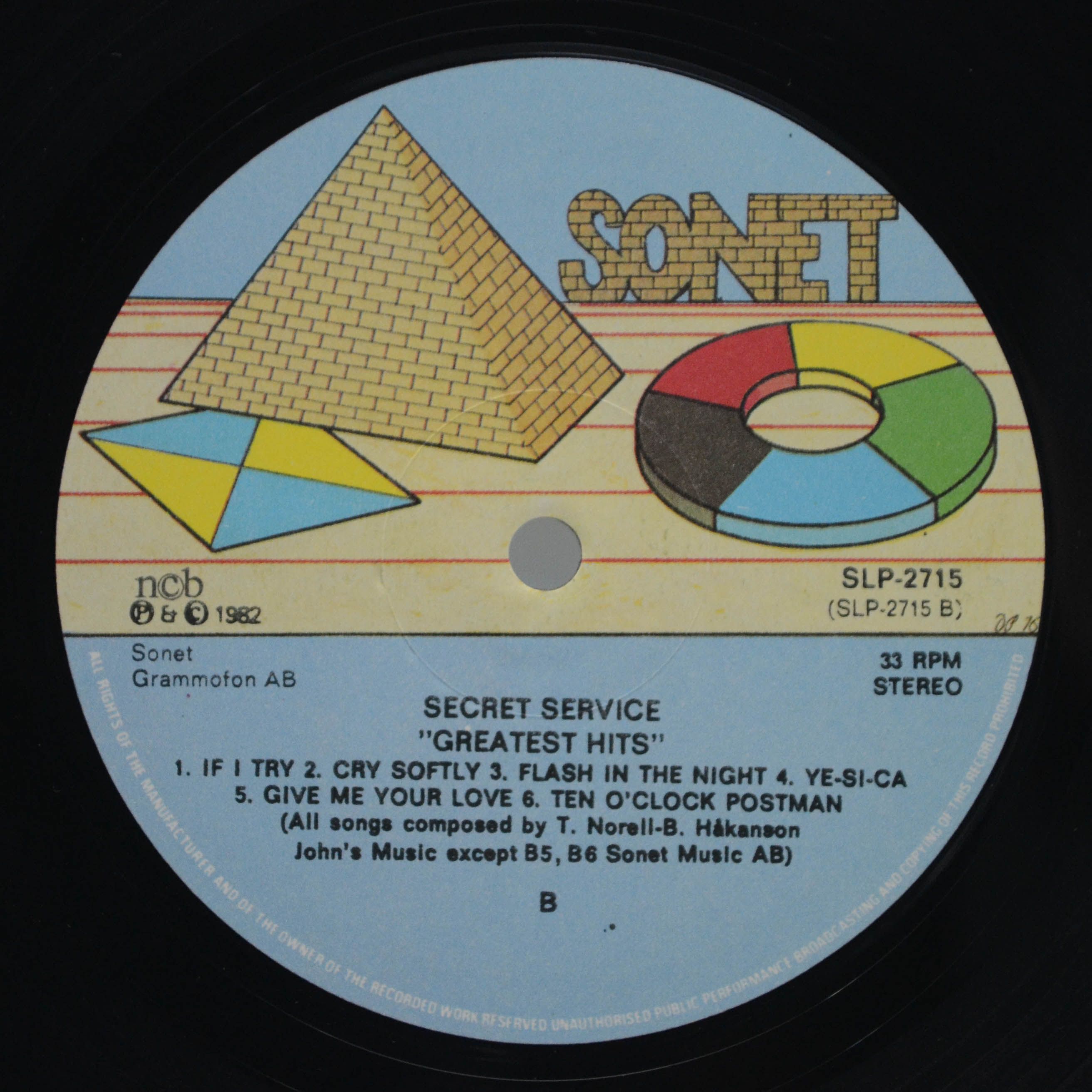 Secret Service — Greatest Hits, 1982