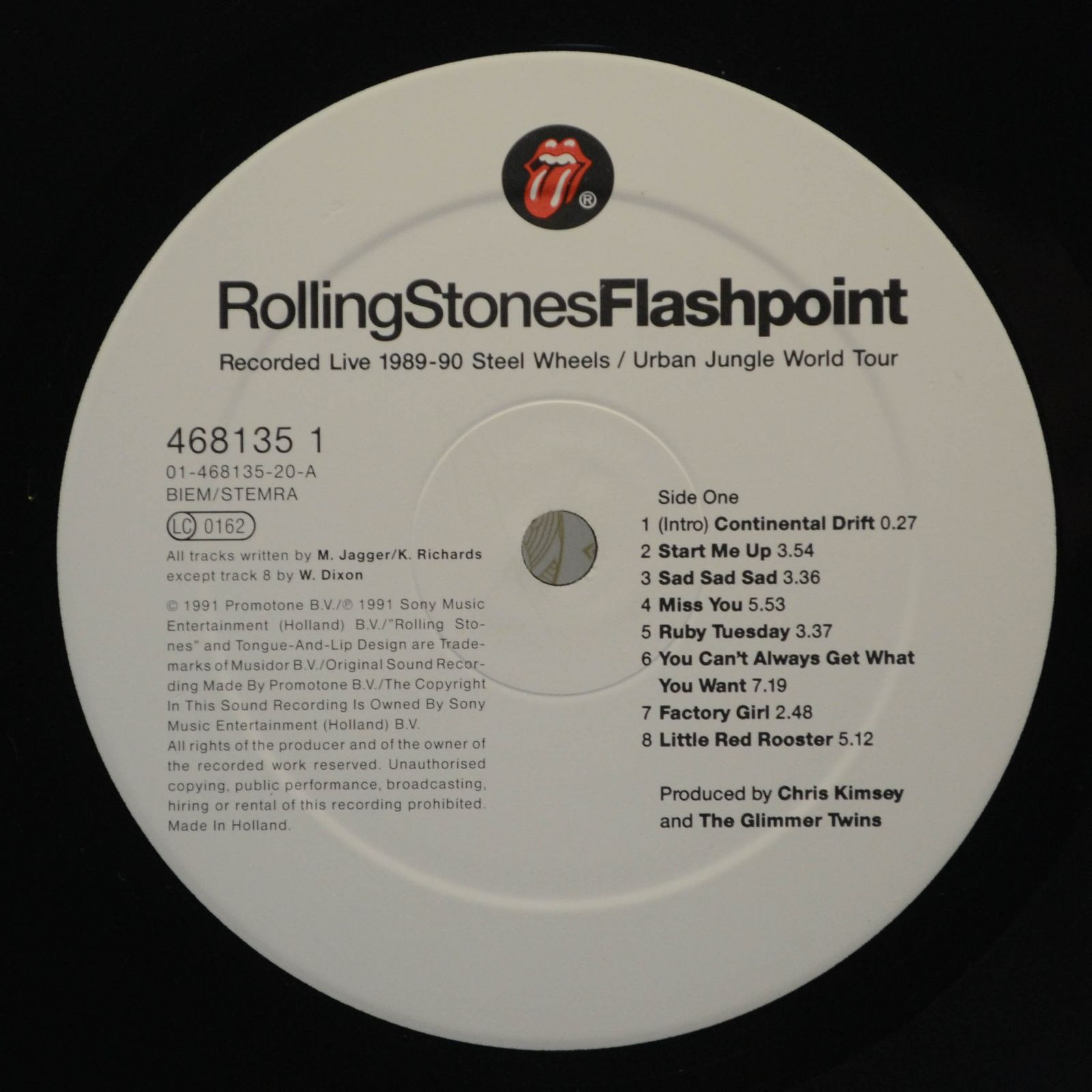 RollingStones — Flashpoint (booklet), 1991