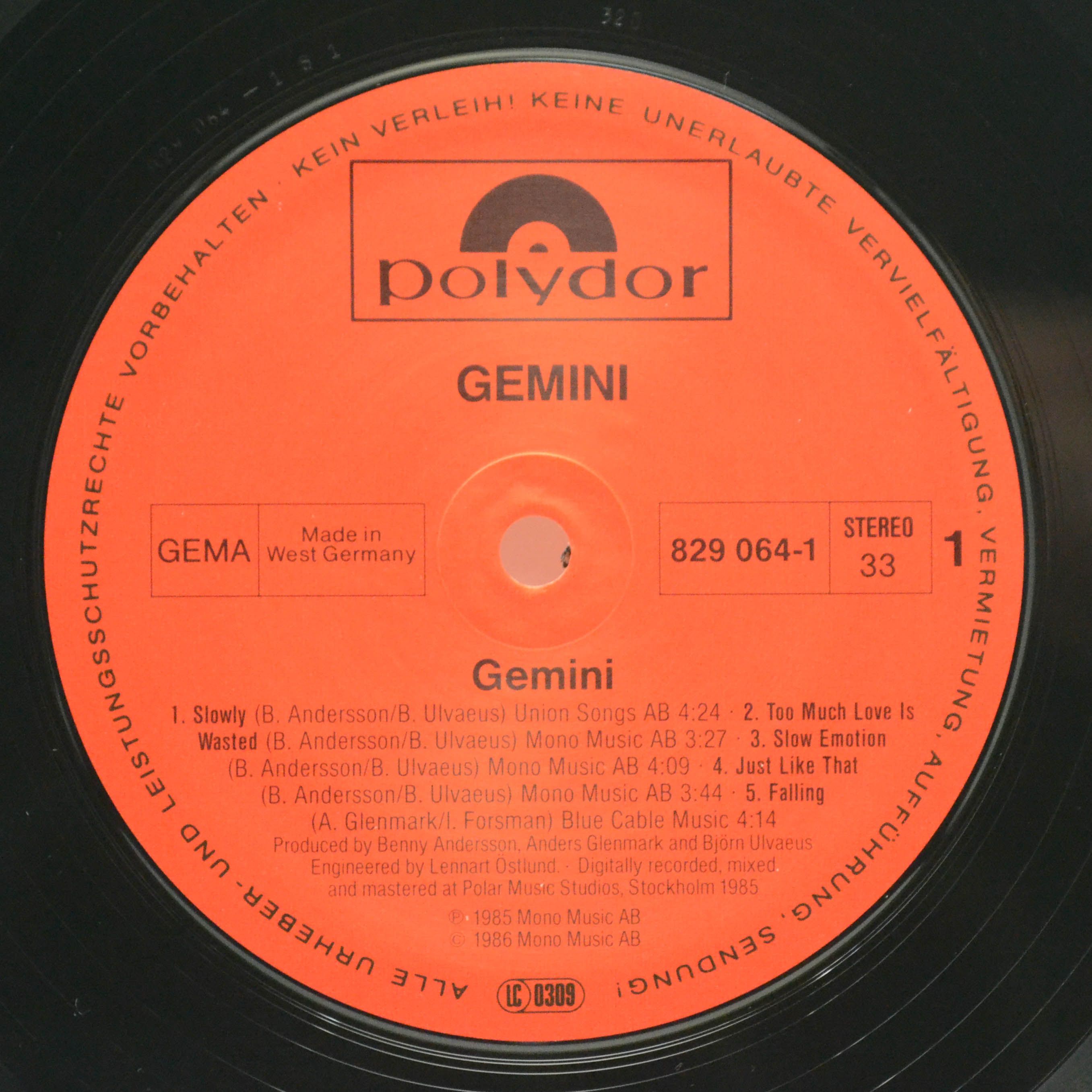 Gemini — Gemini, 1986