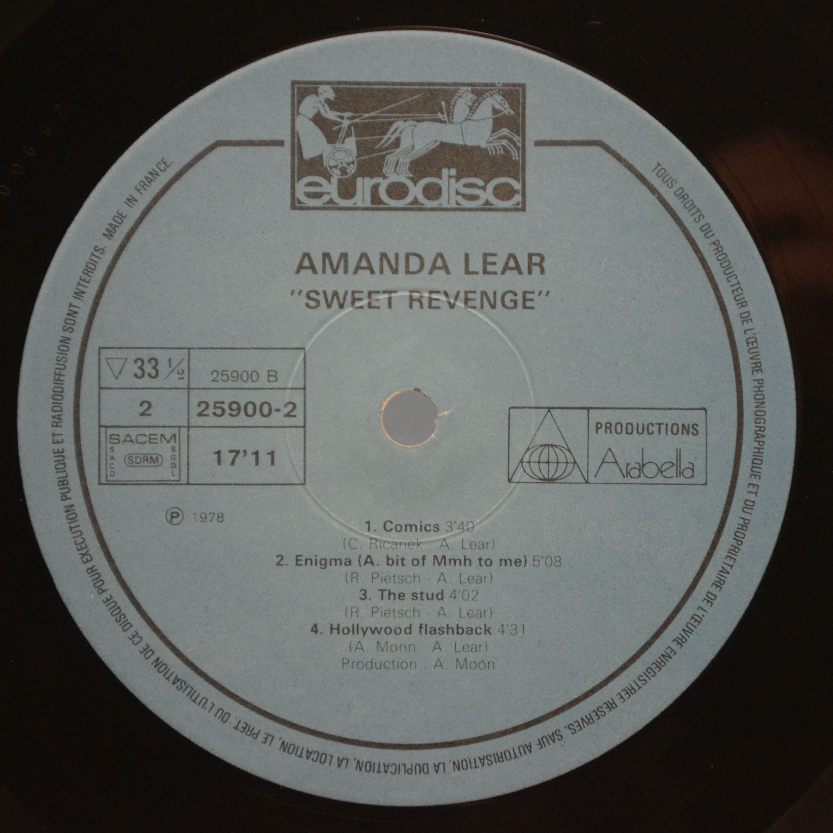 Amanda Lear — Sweet Revenge, 1978