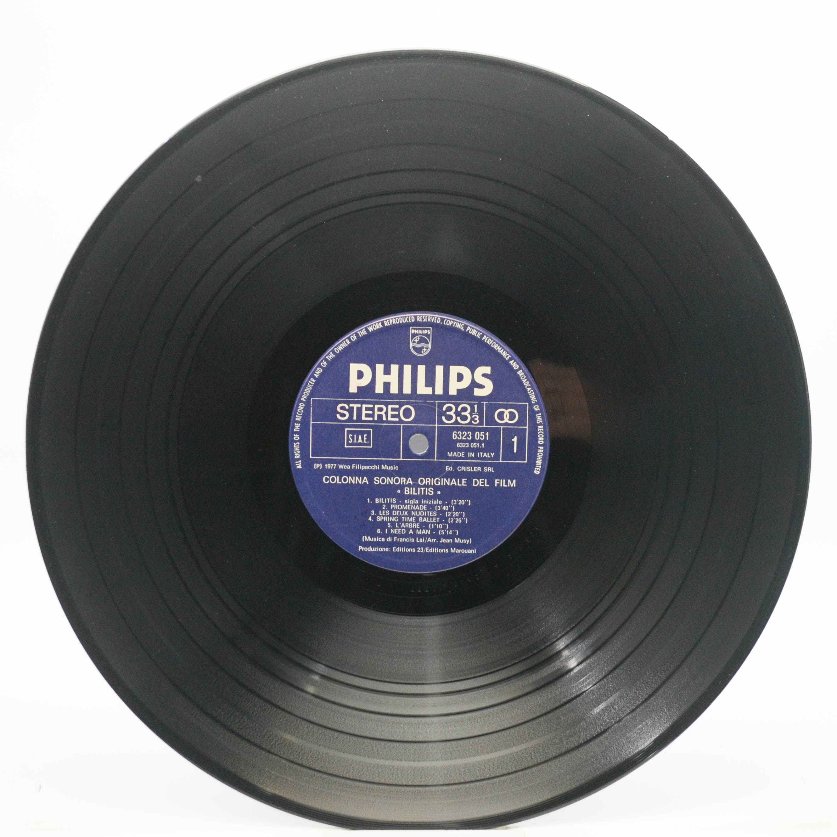 Francis Lai — Bilitis (Colonna Sonora Originale Del Film), 1977