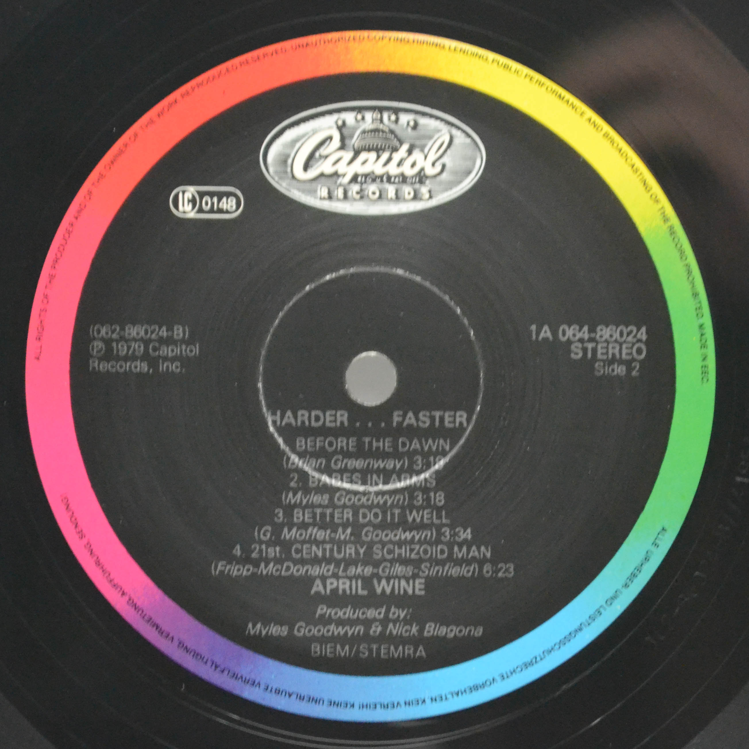 April Wine — Harder.....Faster, 1979