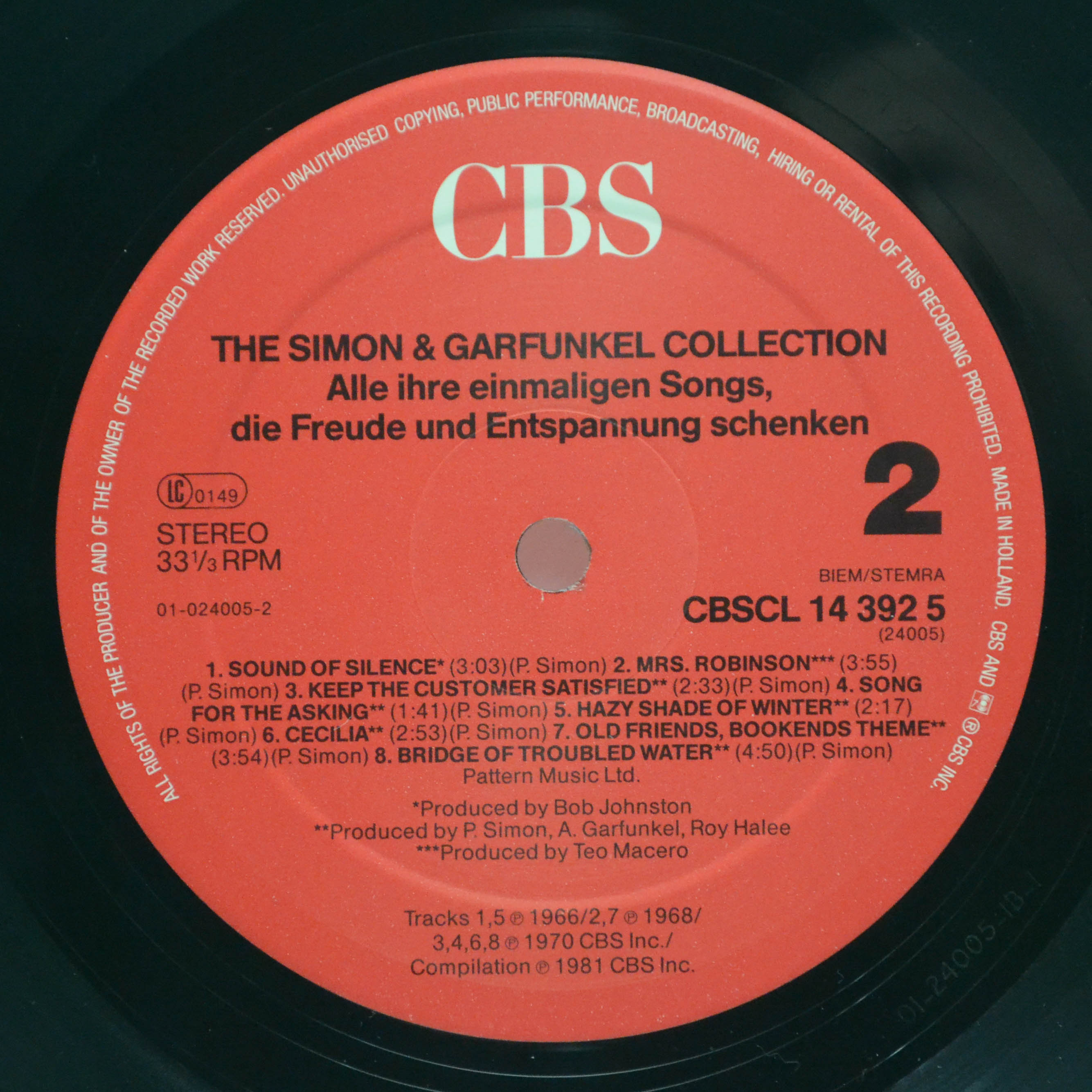 Simon & Garfunkel — The Simon & Garfunkel Collection, 1981