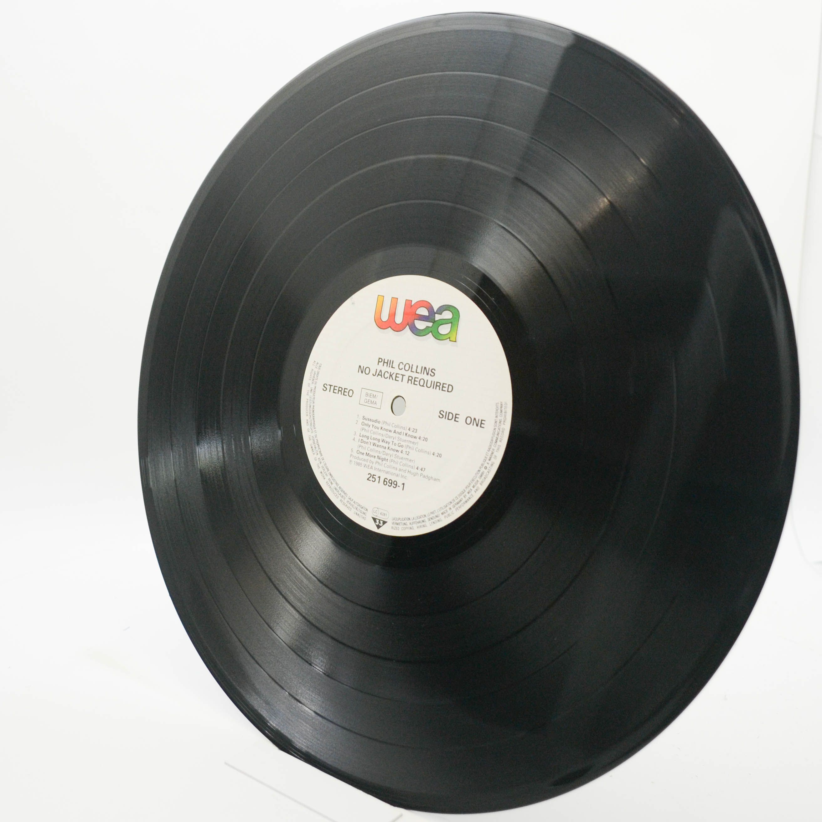 Phil Collins — No Jacket Required, 1985