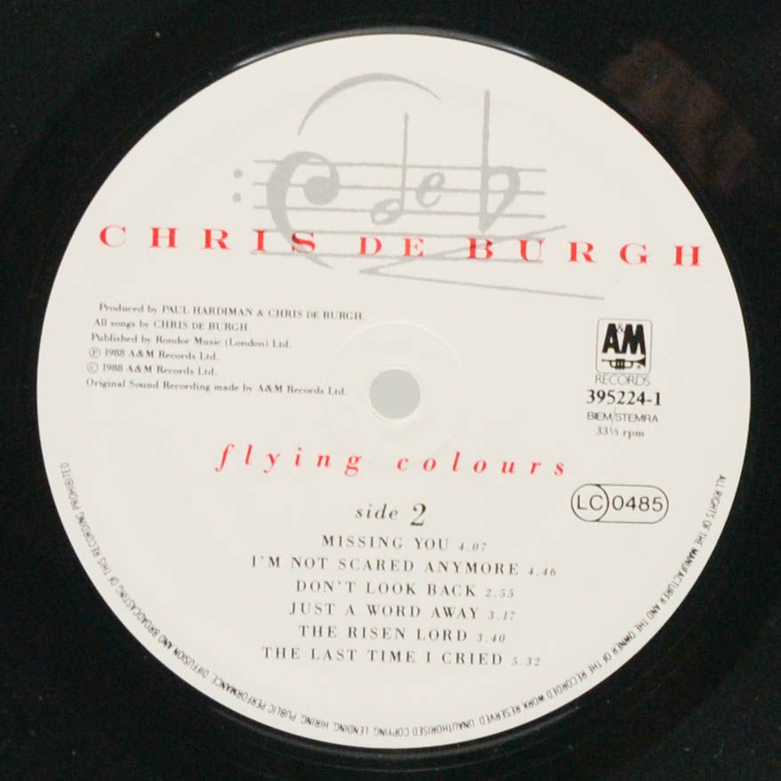 Chris de Burgh — Flying Colours, 1988