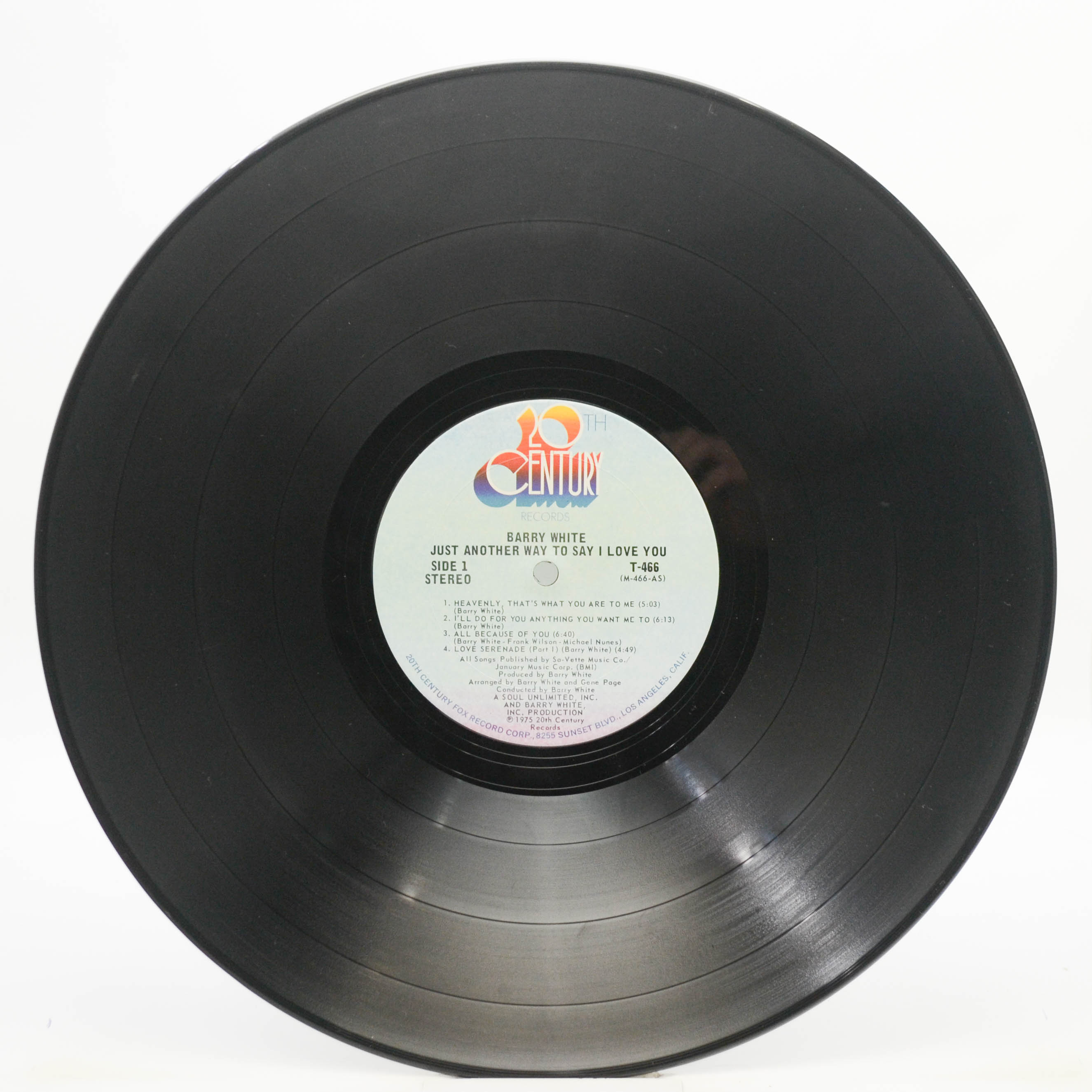 Barry White — Just Another Way To Say I Love You (1-st, USA), 1975