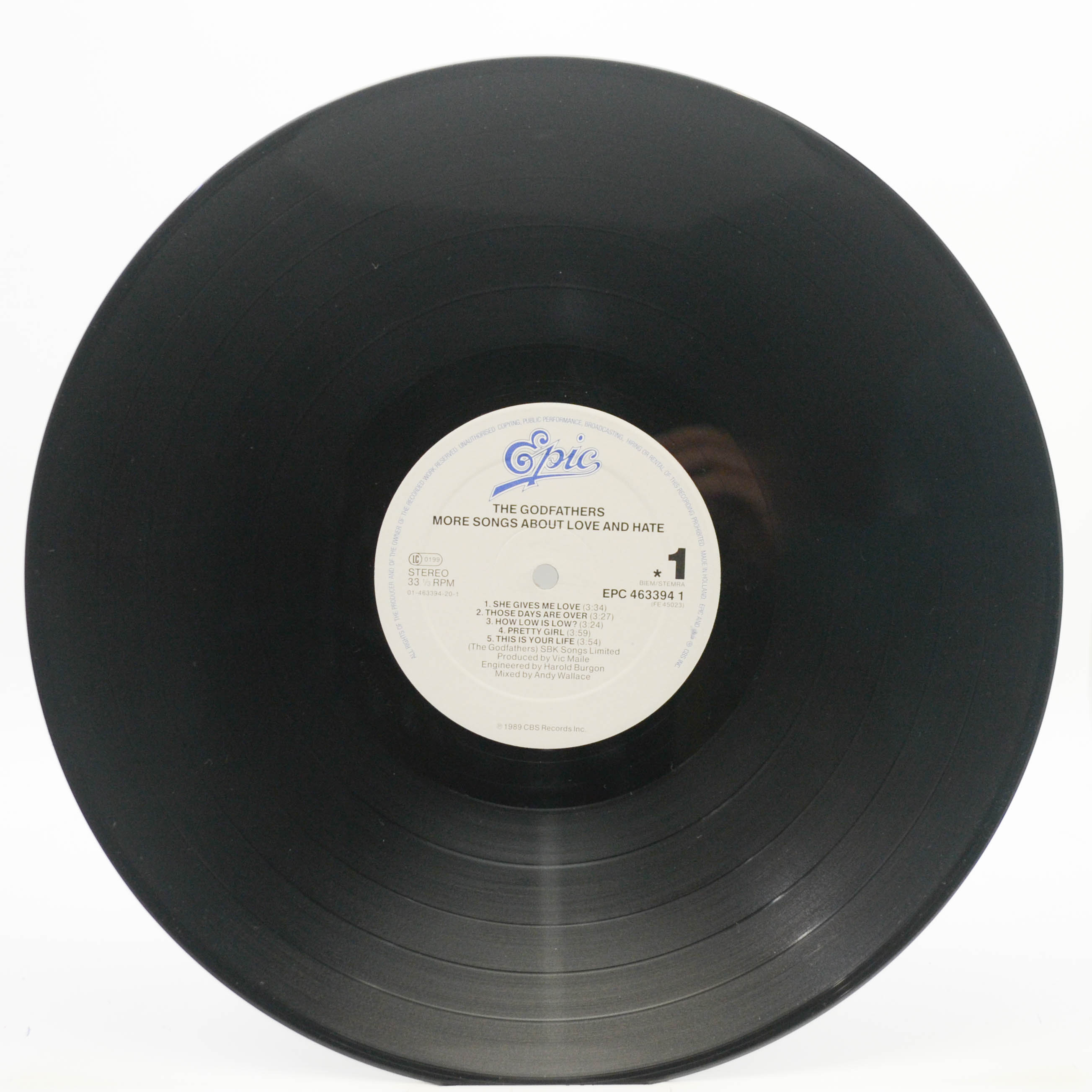 Godfathers — More Songs About Love & Hate, 1989