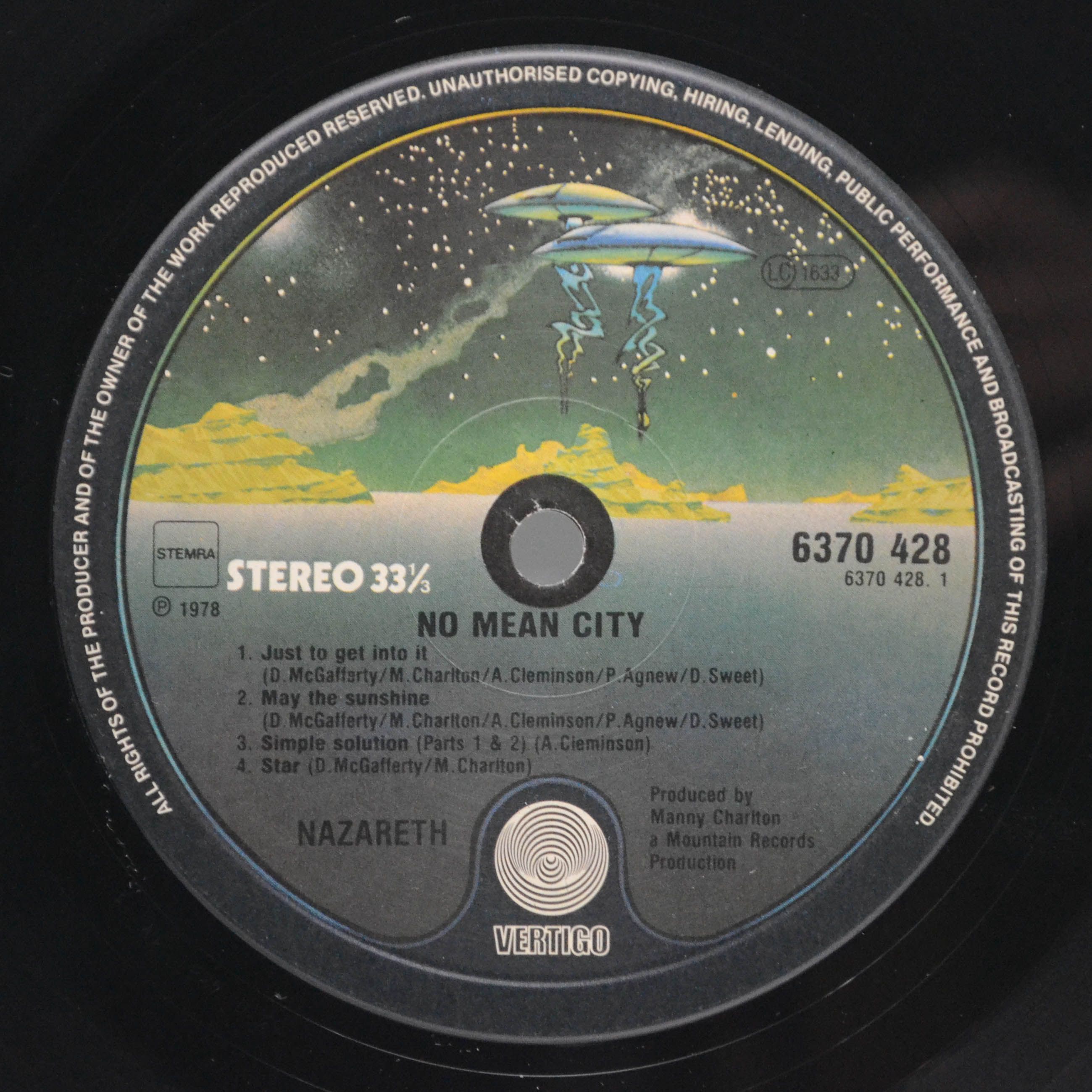 Nazareth — No Mean City, 1978