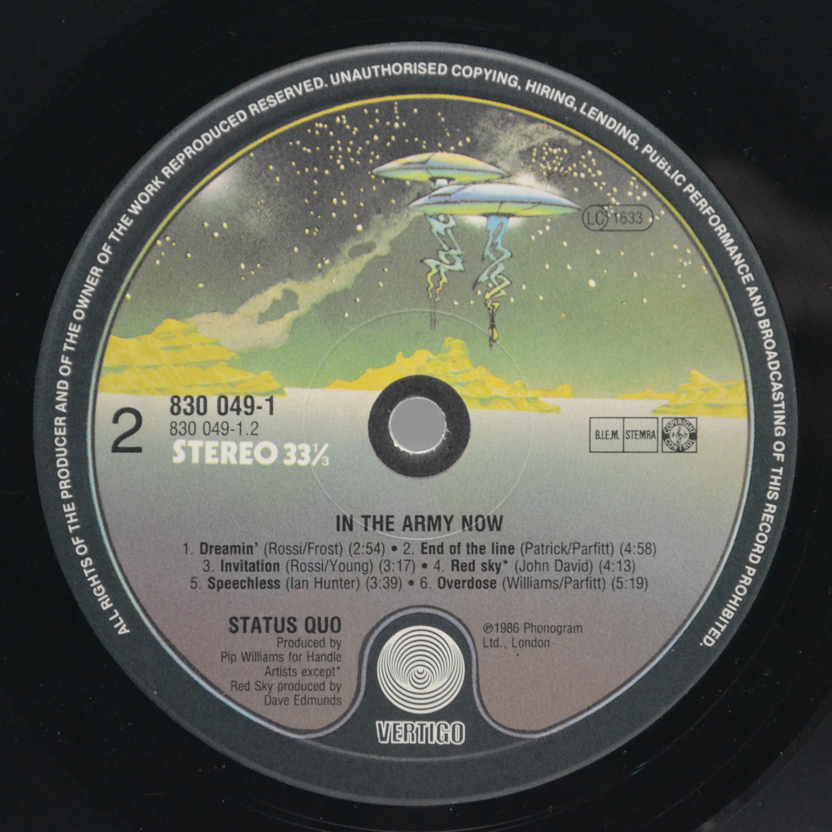 Status Quo — In The Army Now, 1986