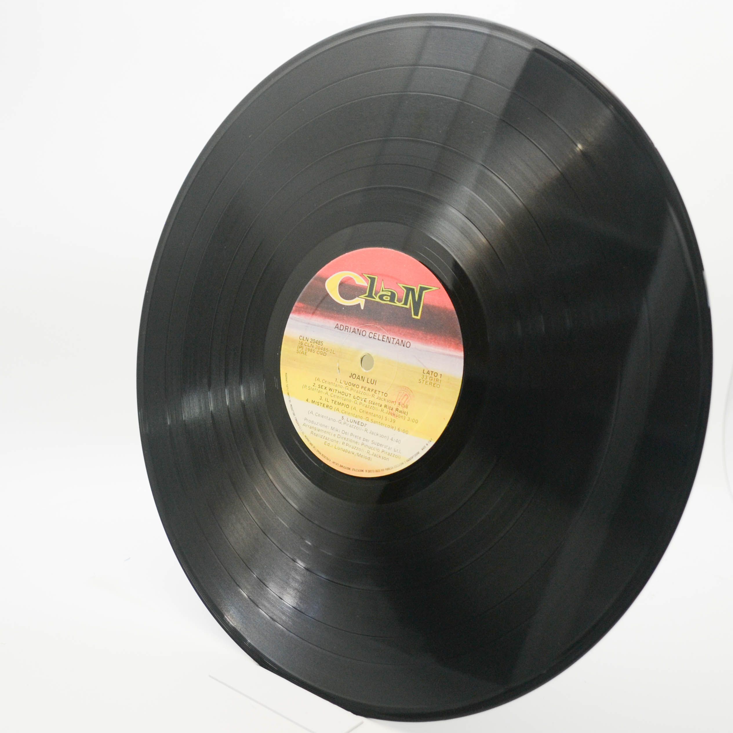 Adriano Celentano — Joan Lui (1-st, Italy, Clan, poster), 1985