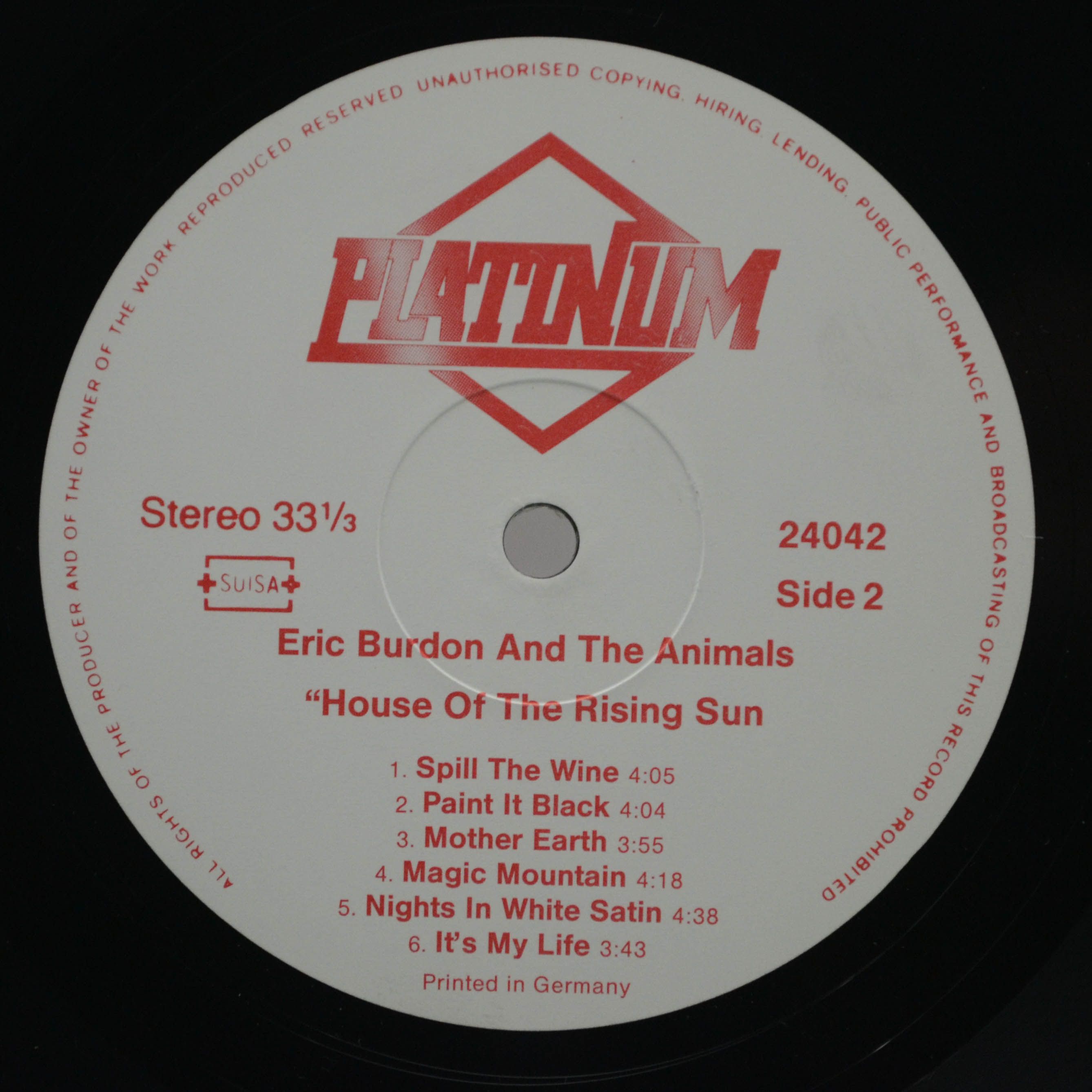 Eric Burdon And The Animals — House Of The Rising Sun, 1985