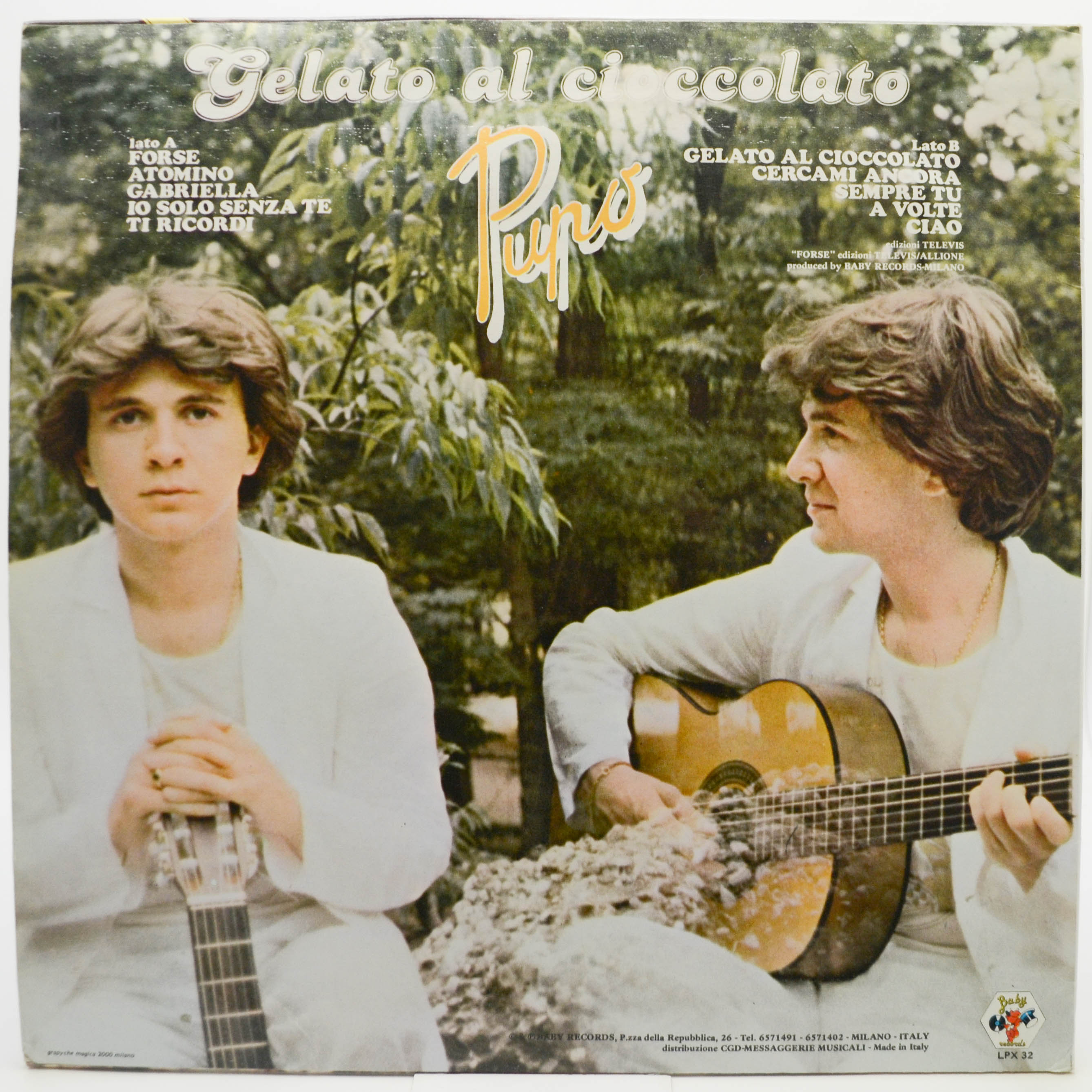 Pupo — Gelato Al Cioccolato (1-st, Italy), 1979