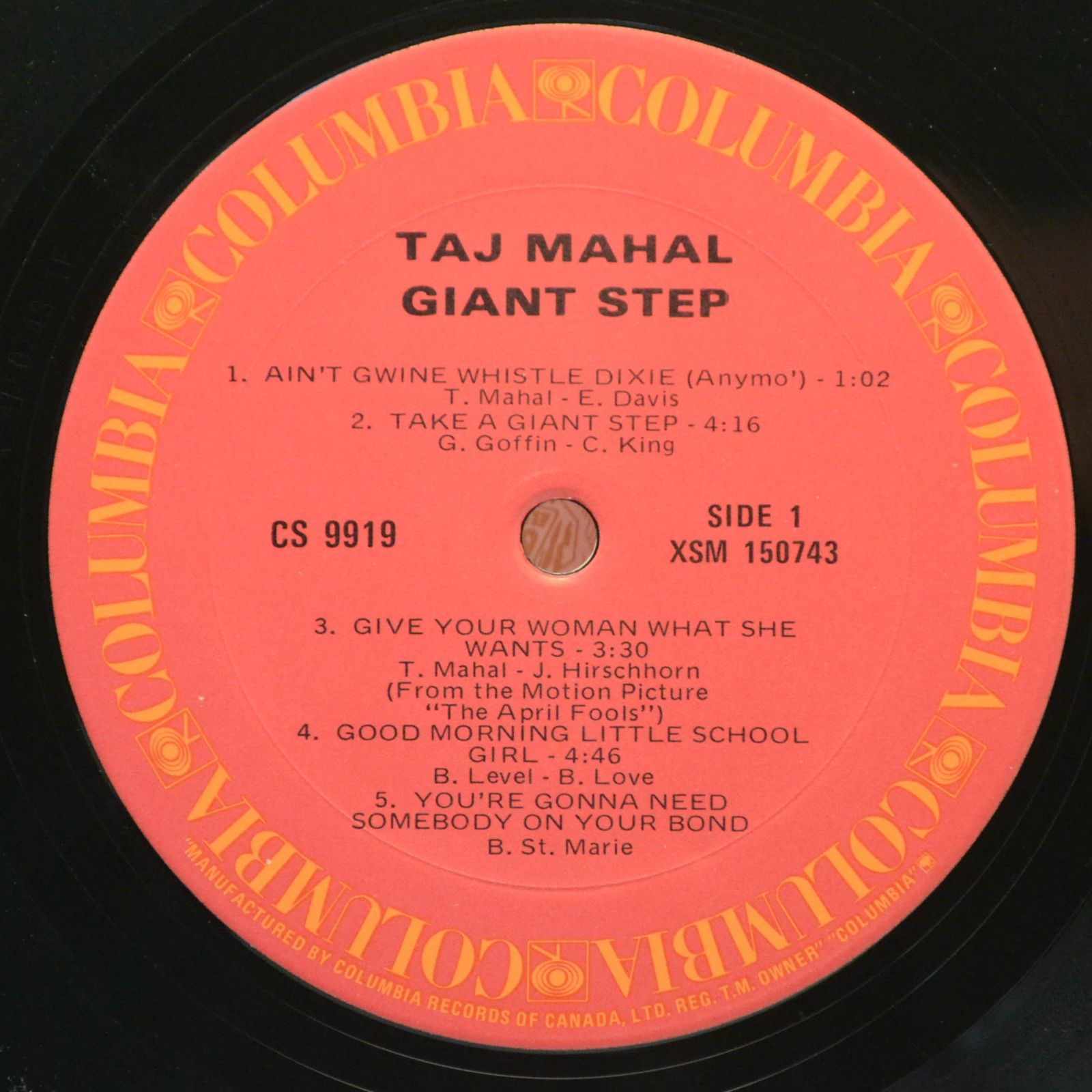 Taj Mahal — Giant Step / De Ole Folks At Home (2LP), 1969