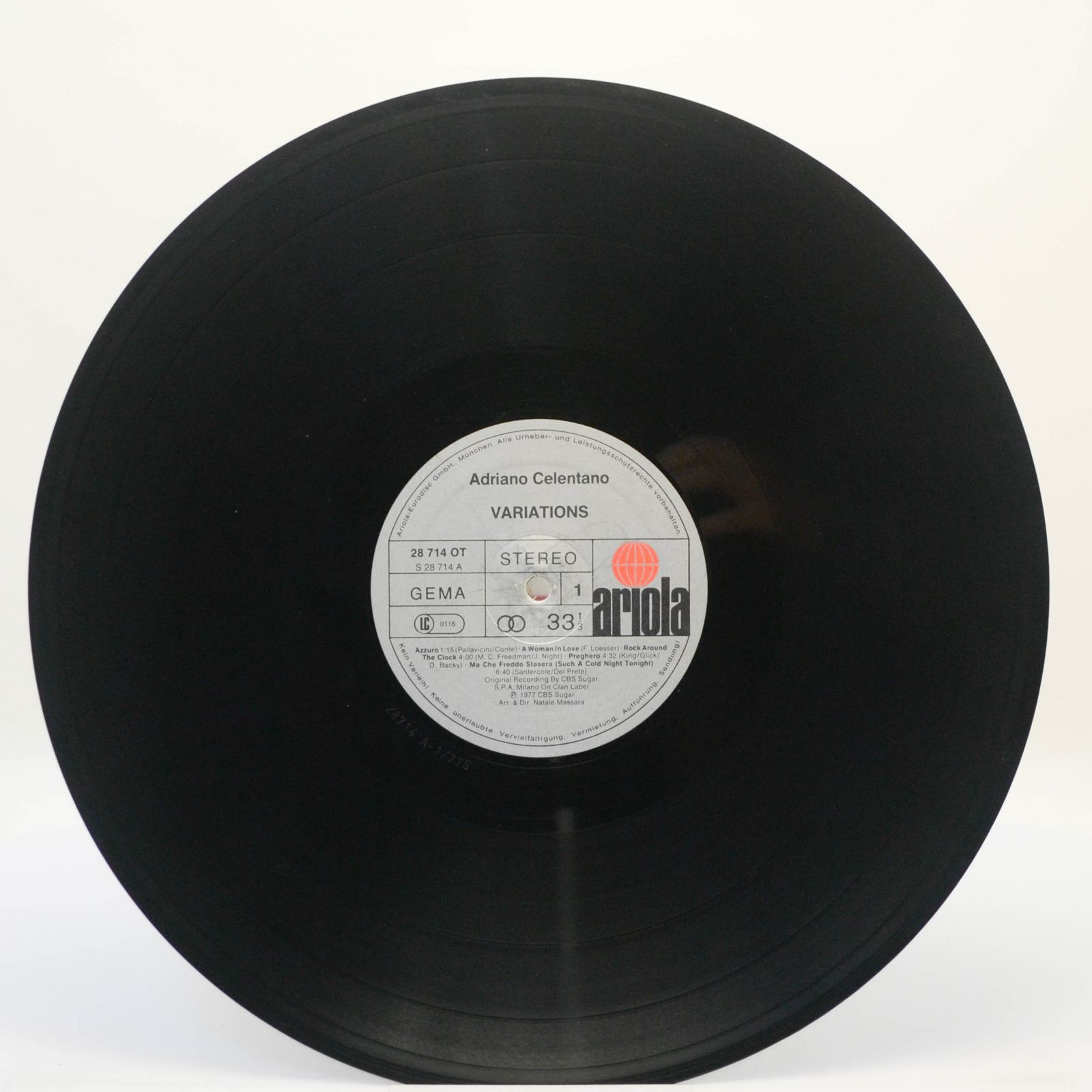 Adriano Celentano — Variations, 1977