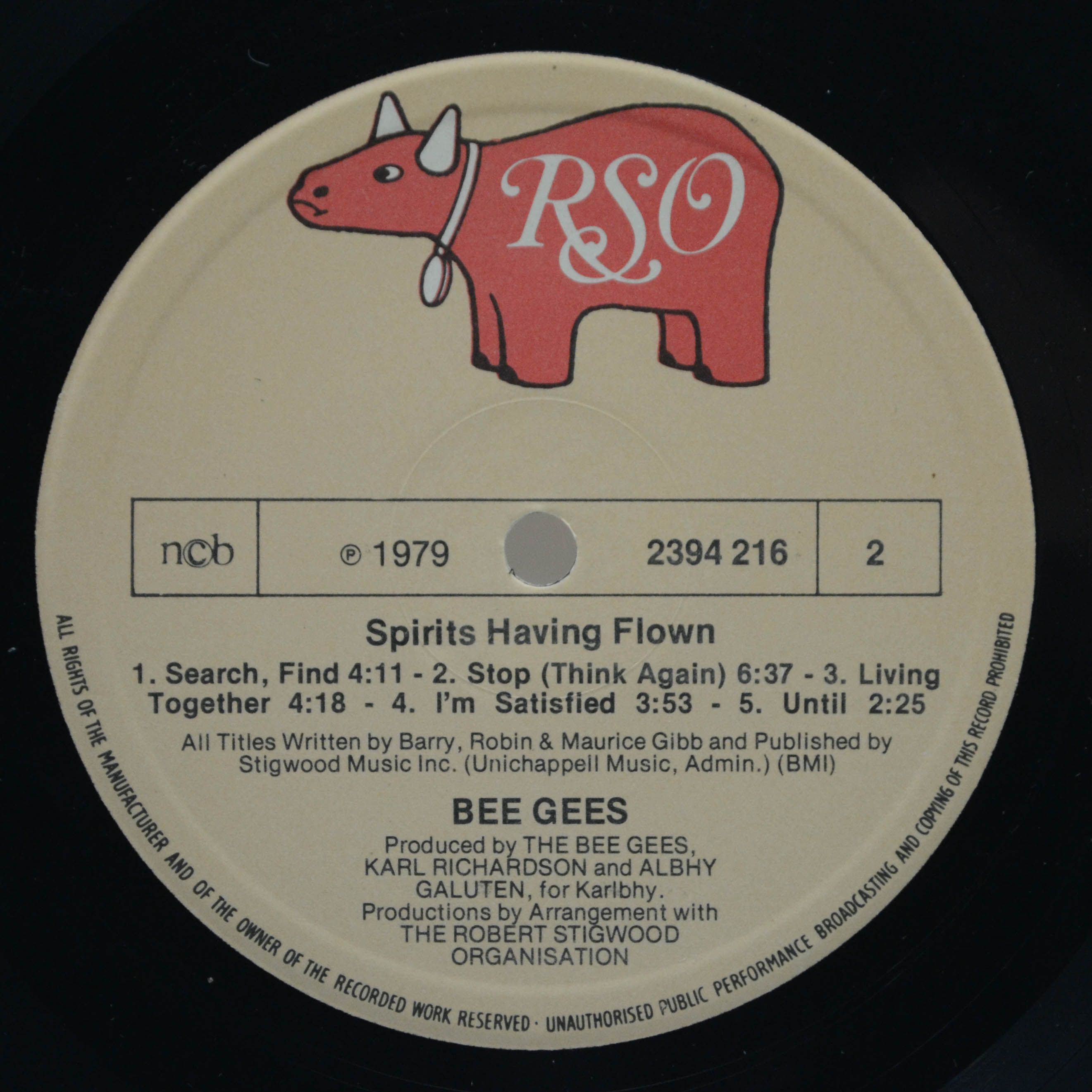 Bee Gees — Spirits Having Flown, 1979