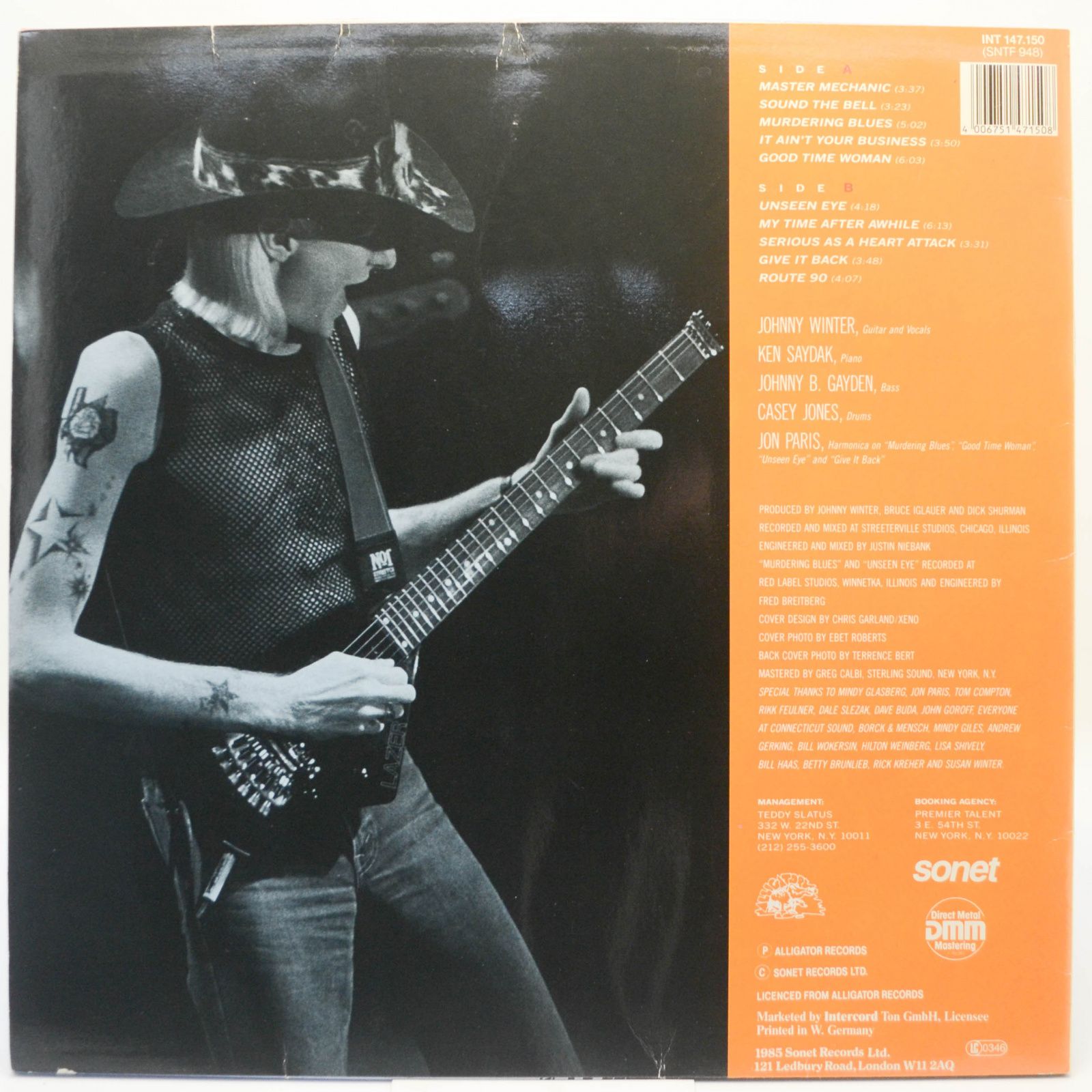 Johnny Winter — Serious Business, 1985