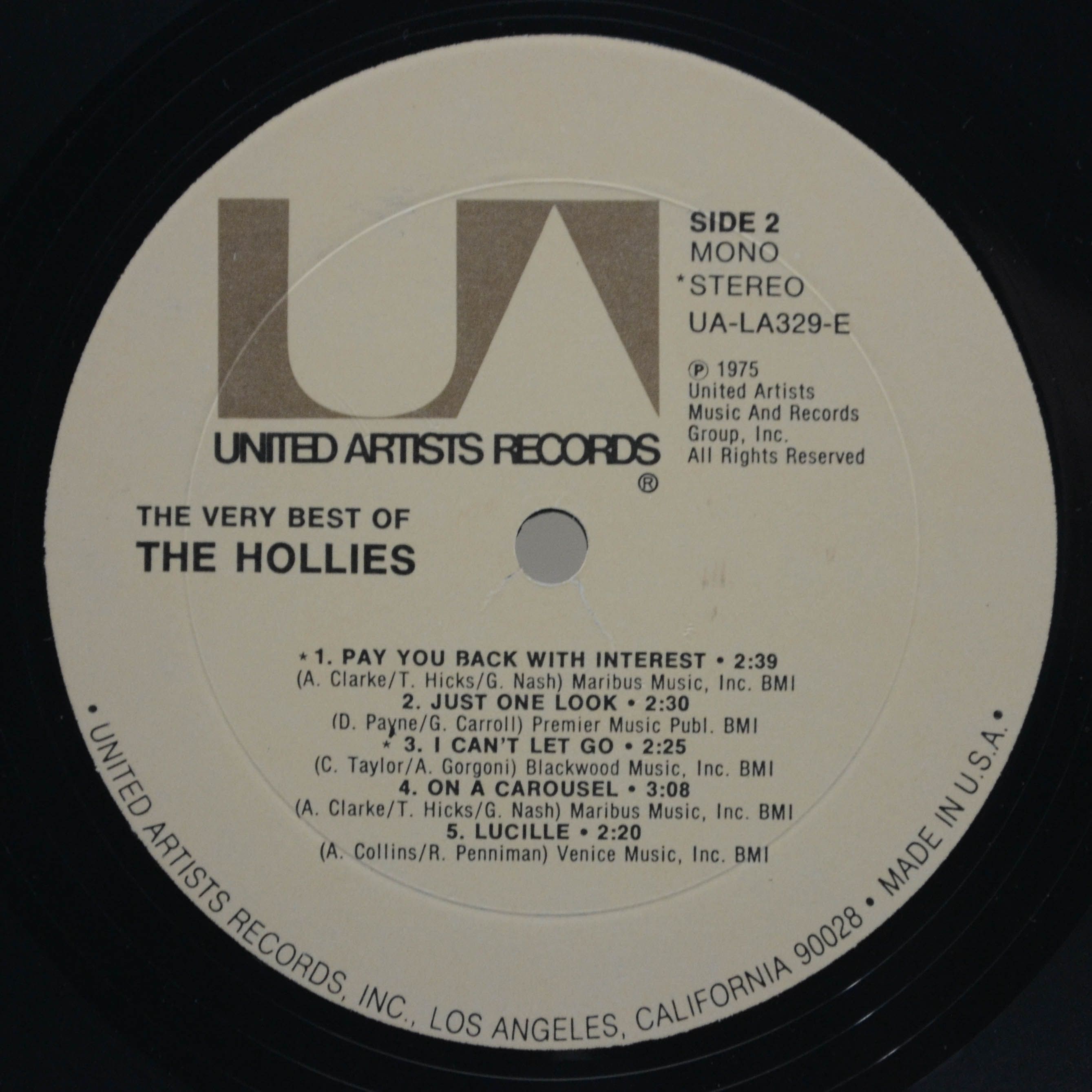 Hollies — The Very Best Of The Hollies (USA), 1975