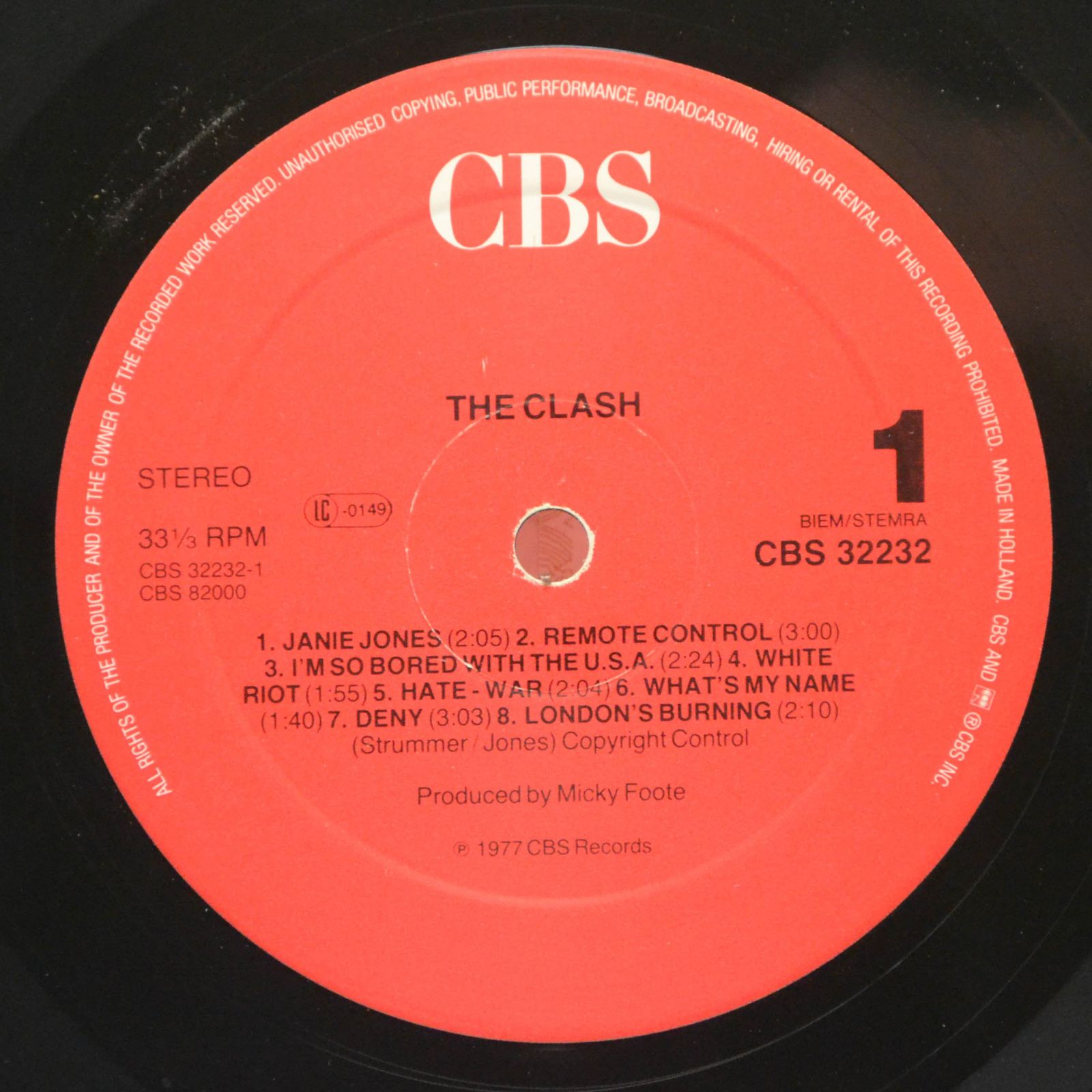 Clash — The Clash, ?