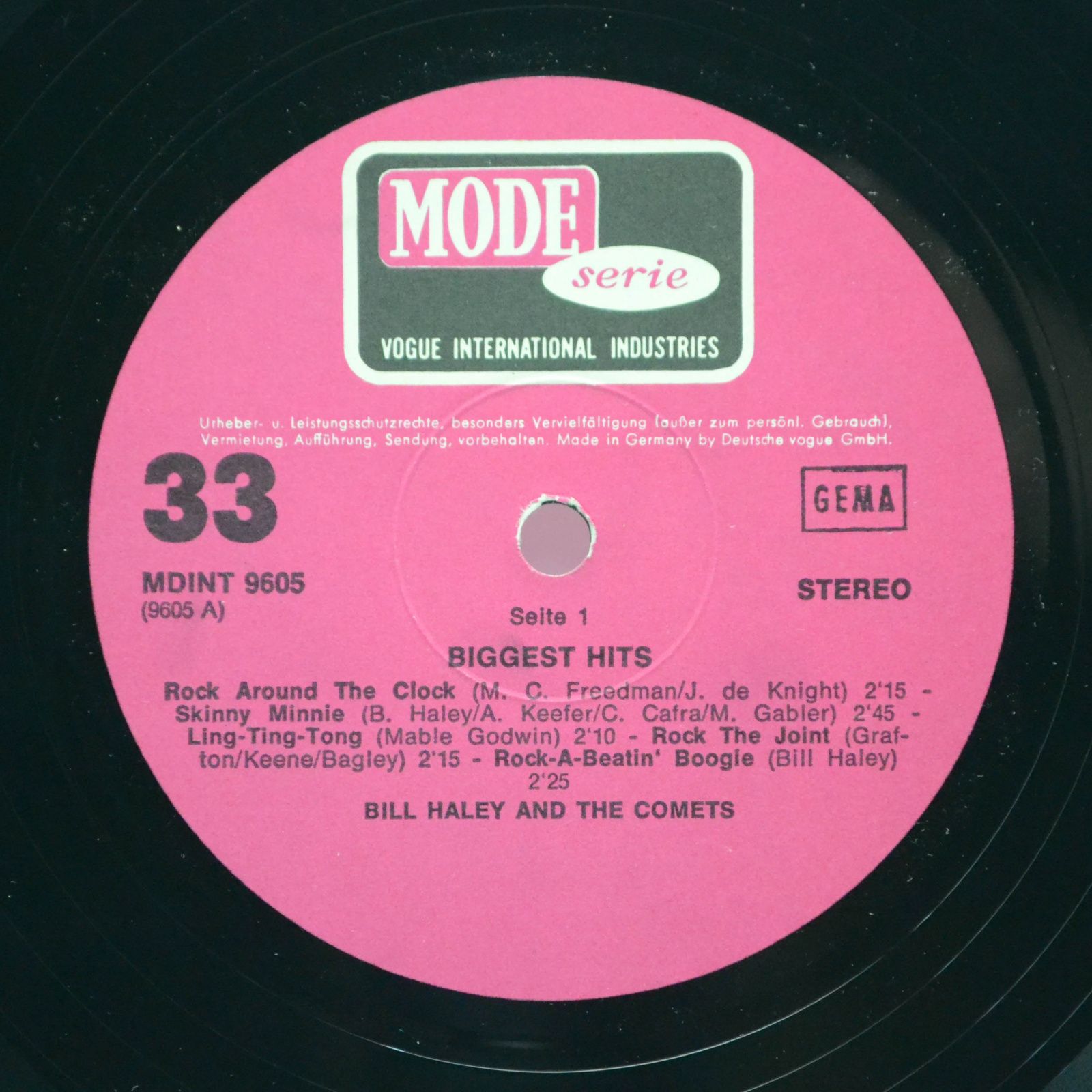 Bill Haley And The Comets — Biggest Hits, 1968